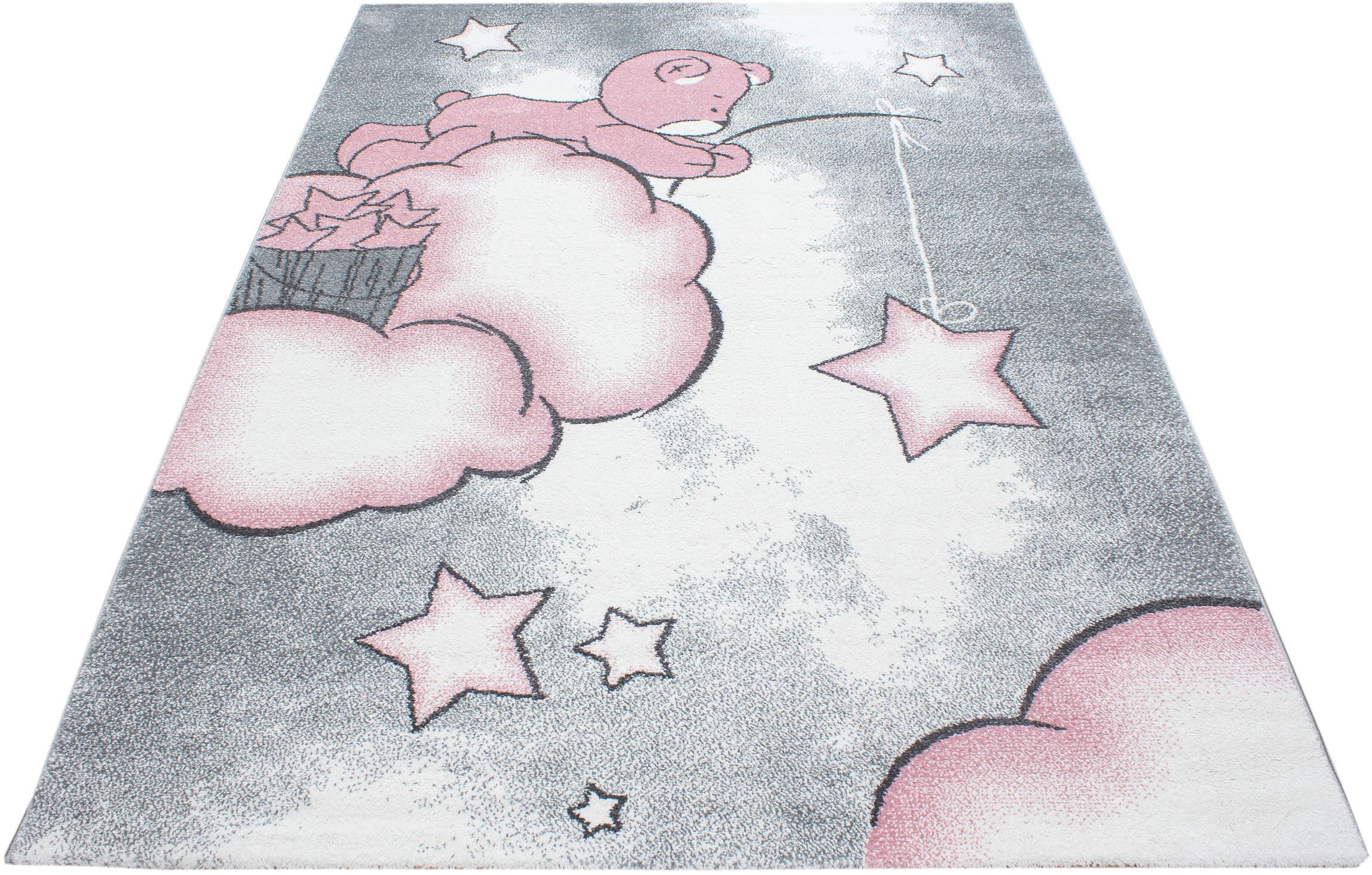 Ayyildiz Teppich KIDS pink B/L: ca. 80x150 cm günstig online kaufen