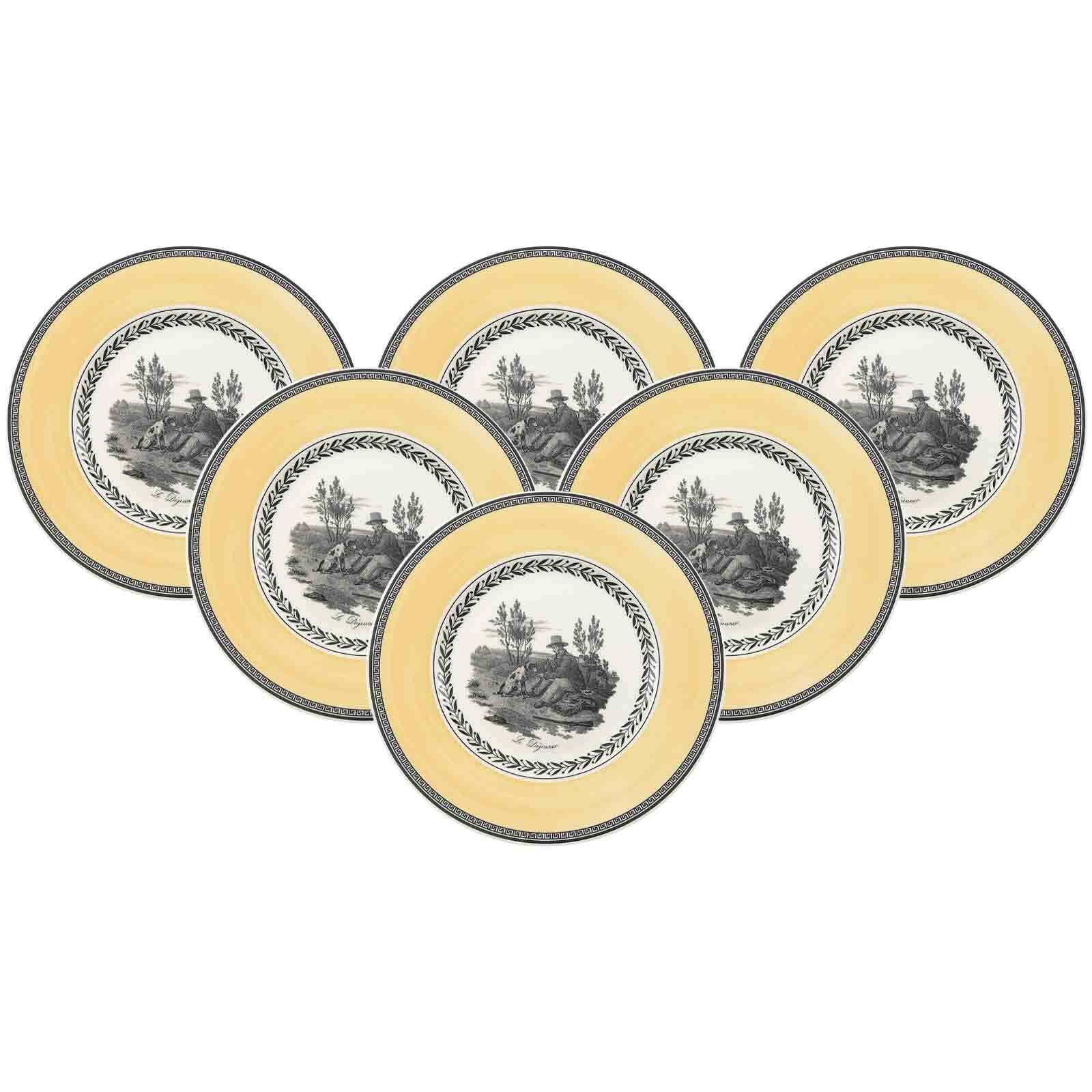 Villeroy & Boch Frühstücksteller »Frühstücksteller Audun Chasse ø 21,6 cm 6 günstig online kaufen