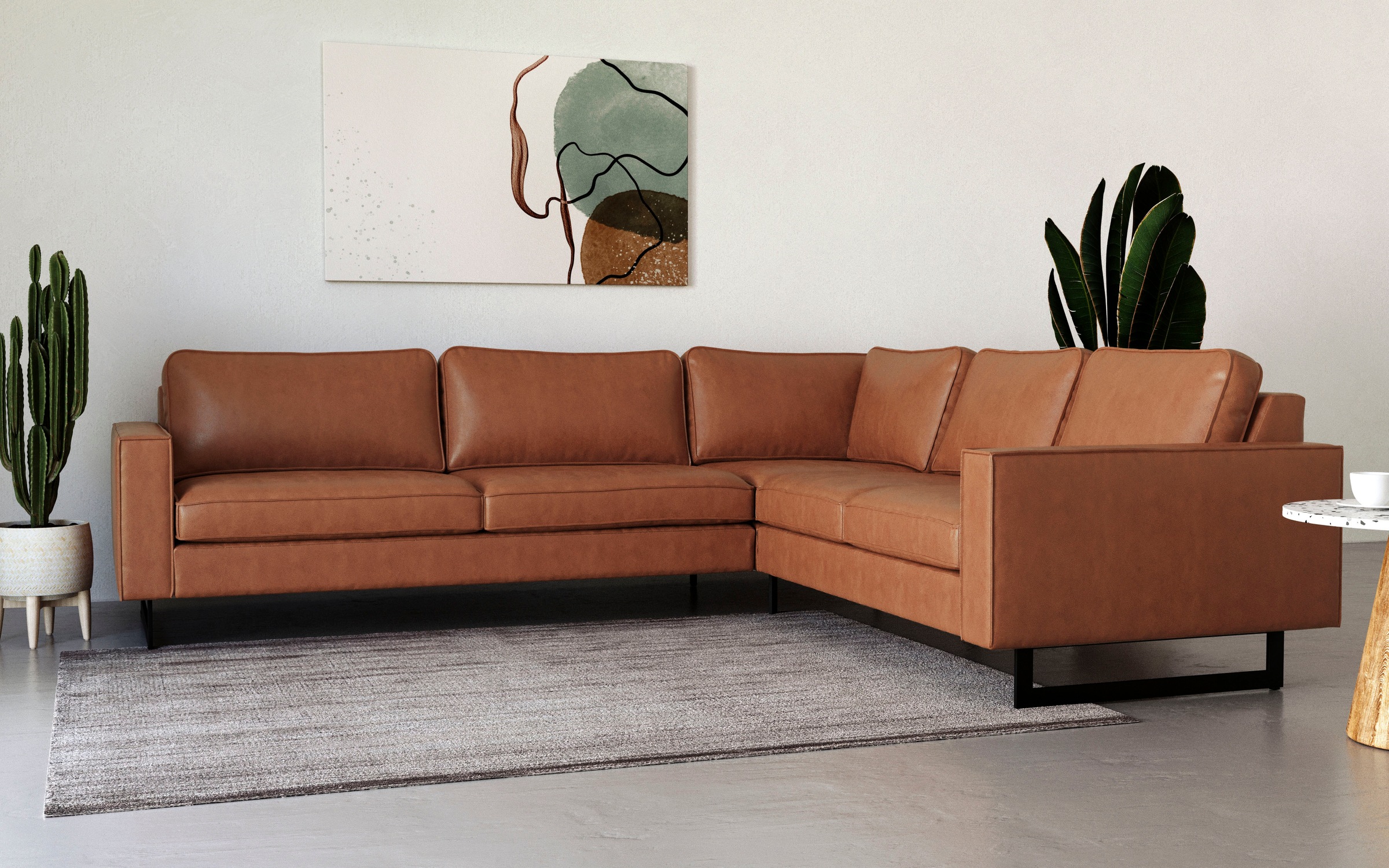 Places of Style Ecksofa »Pinto, XXL, 250/290 cm, langer Schenkel, Ottomane« günstig online kaufen