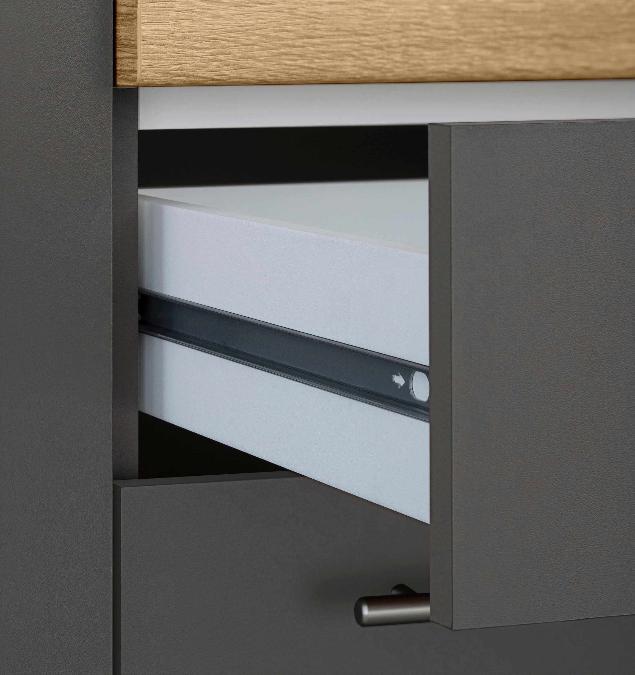 wiho Küchen Küchenzeile »Unna«, mit E-Geräten, Breite 280 cm