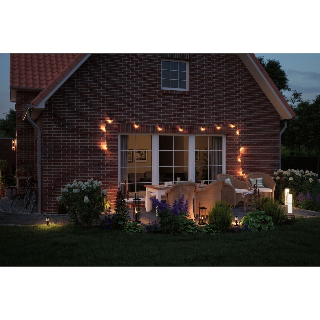 Paulmann LED Gartenleuchte »Poller«, 1 flammig-flammig, E14, IP44 2W 24V Anthrazit E14