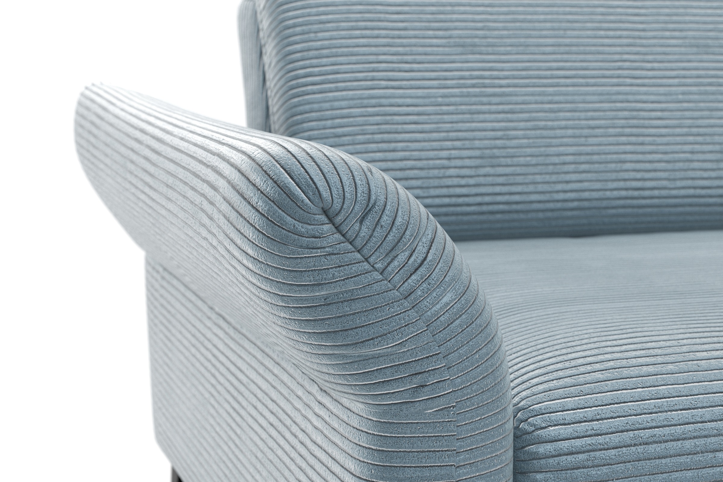 INOSIGN Ecksofa »Coco L-Form«, Sitztiefen-, Arm- und Kopfteilverstellung, Cord-Bezug, Fußhöhe 15 cm
