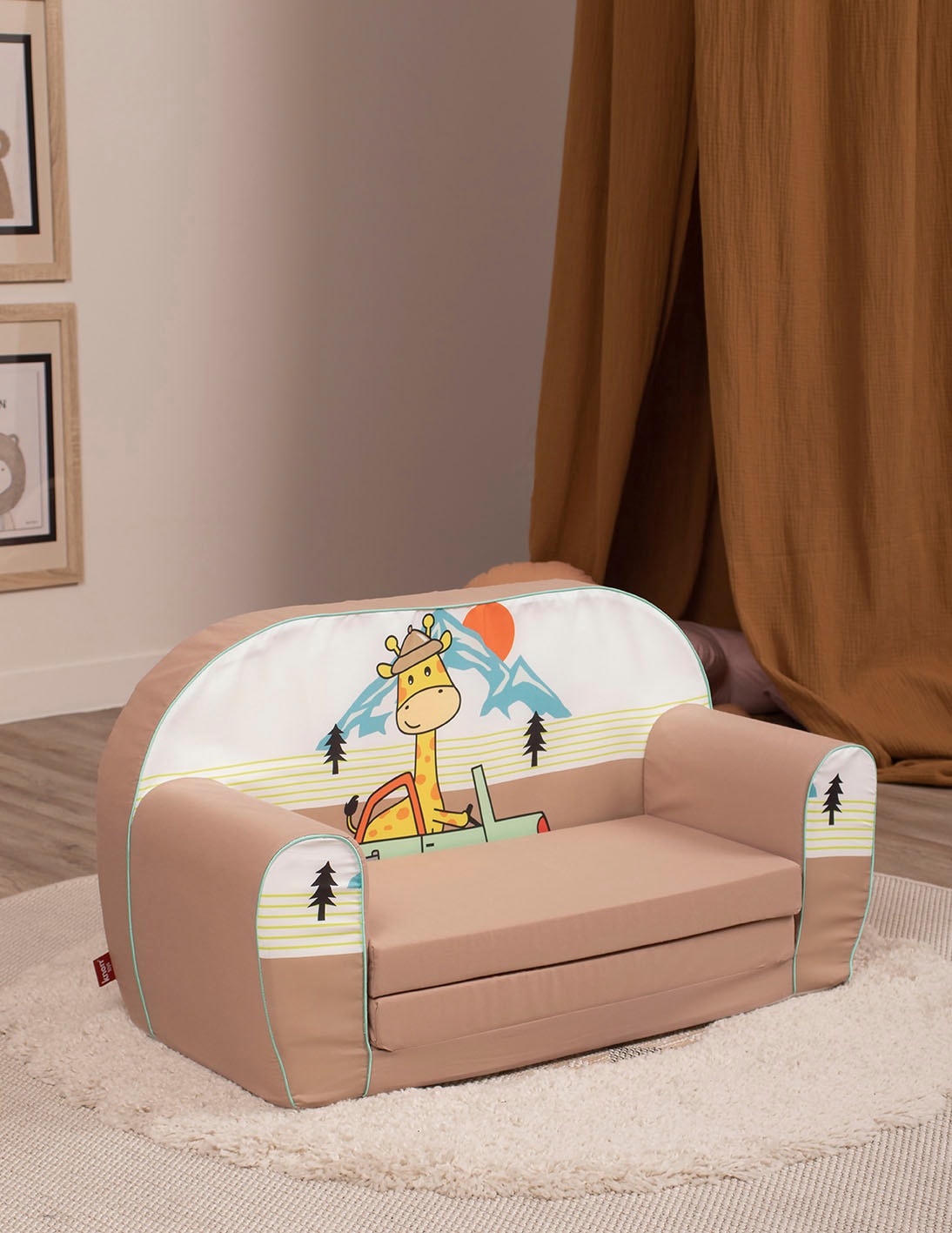 Knorrtoys® Sofa »Giraffe on Tour«, für Kinder; Made in Europe