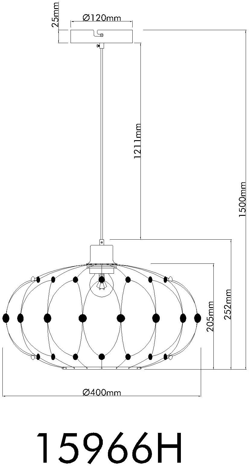 GLOBO LIGHTING Hängeleuchte »GREYS« E27 1 Stk. Hängelampe Esszimmer-Leuchte Esstischleuchte Wohnzimmer