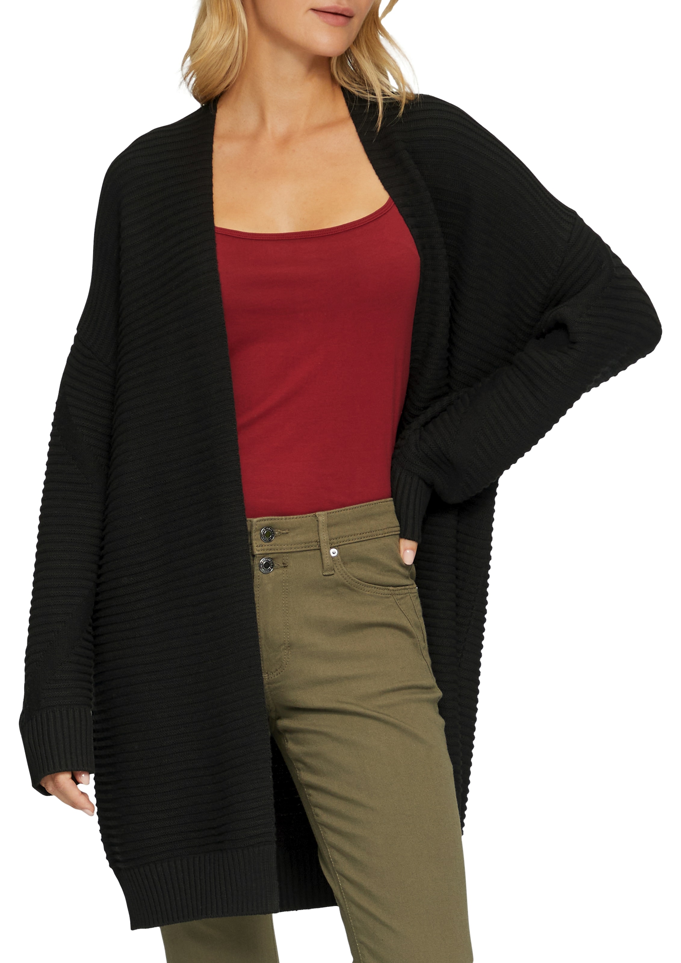 Cardigan, in Strick Optik