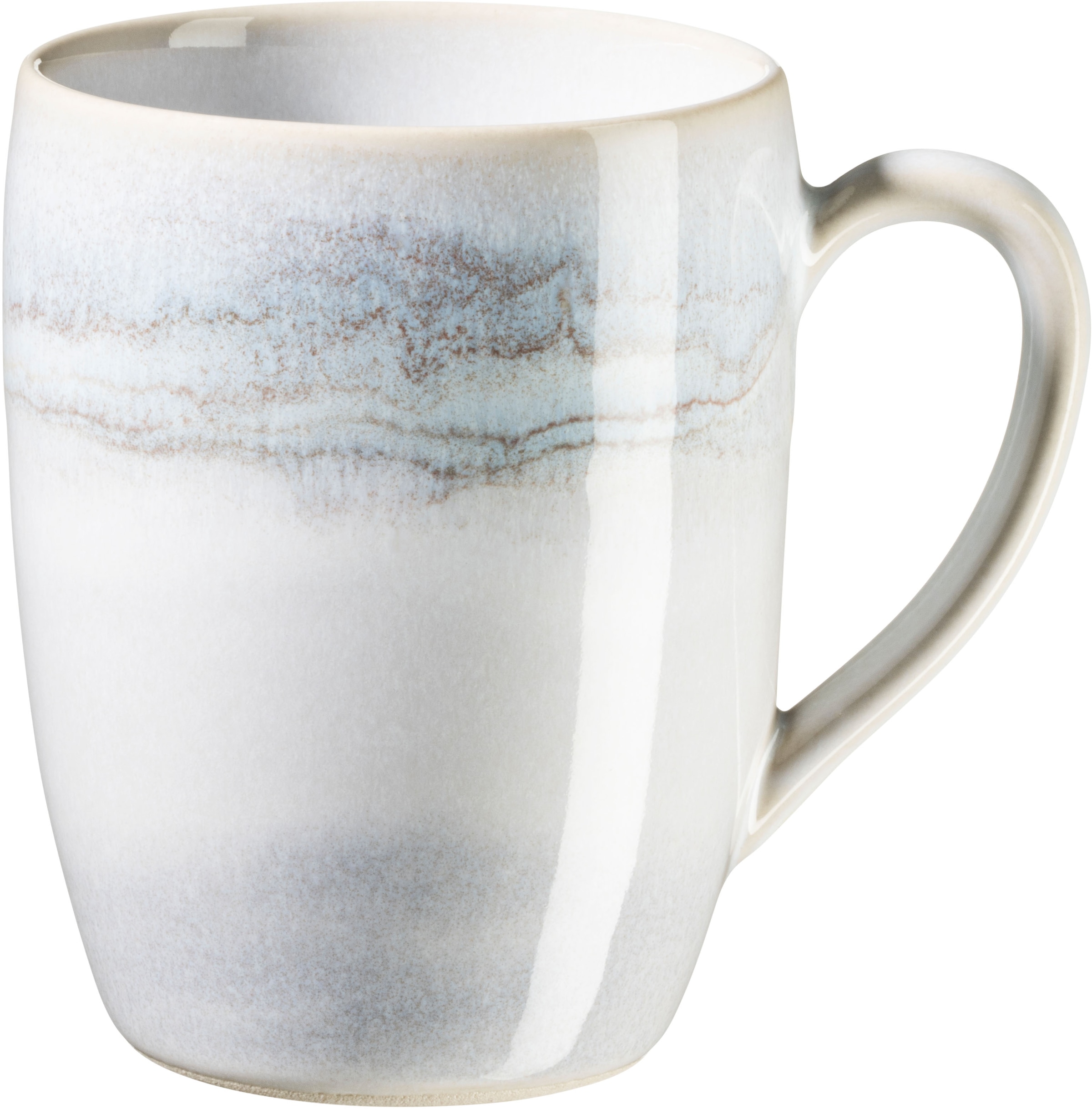 gipfelstück Becher »Tiefer See« Scandi-Style, Reaktivglasur, jedes Stück ein Unikat, 4-teilig