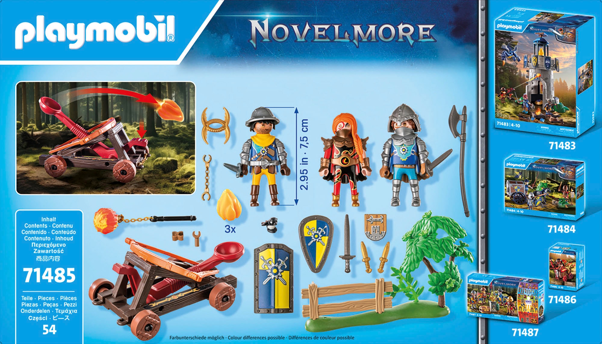 Playmobil® Konstruktions-Spielset »Hinterhalt am Wegesrand (71485), Novelmore«, (54 St.), Made in Europe