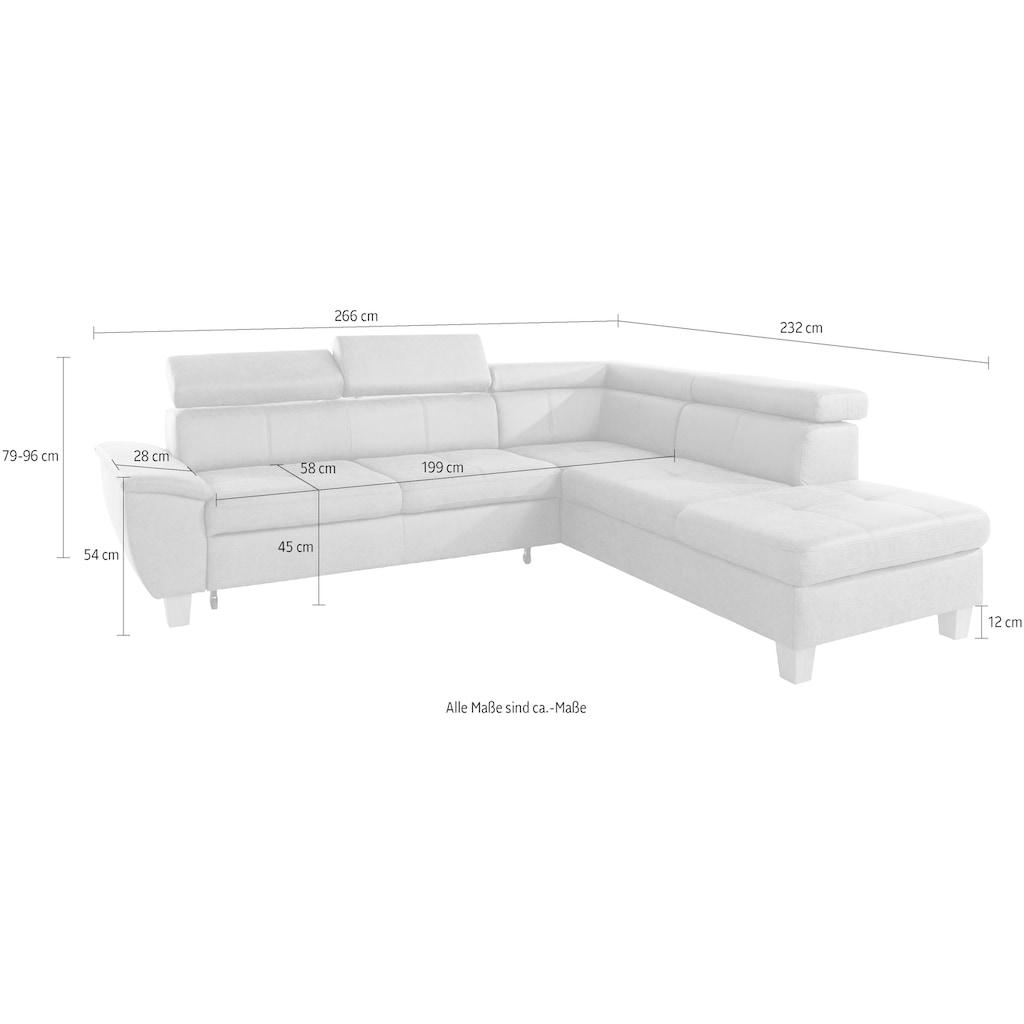 exxpo - sofa fashion Ecksofa »Enya«