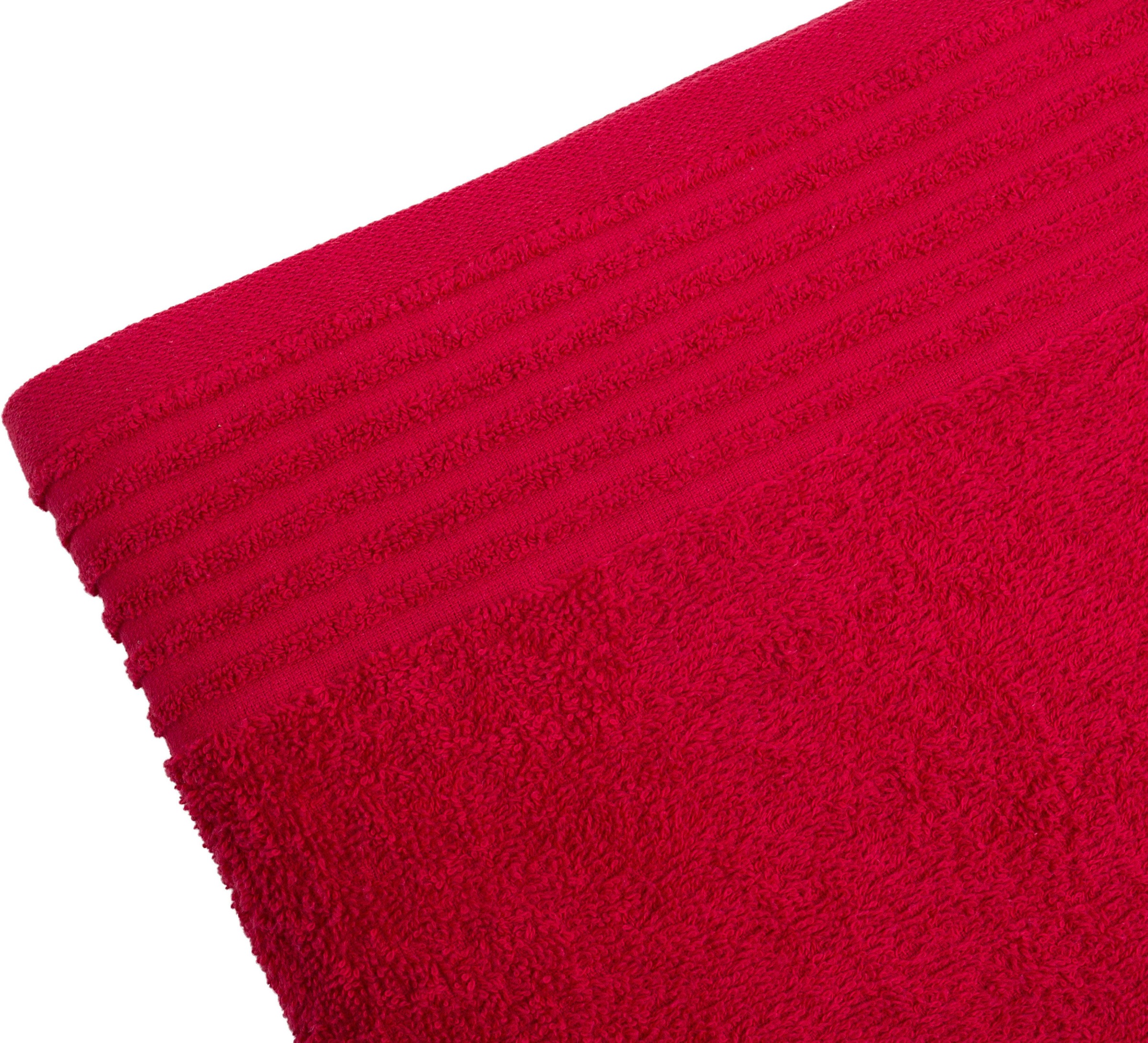 Gözze Gästehandtücher »Hanna«, (3 St., 3er Set Gästehandtücher 30 x 50 cm), Set, Uni Farben, strukturierte Bordüre, 100% Baumwolle