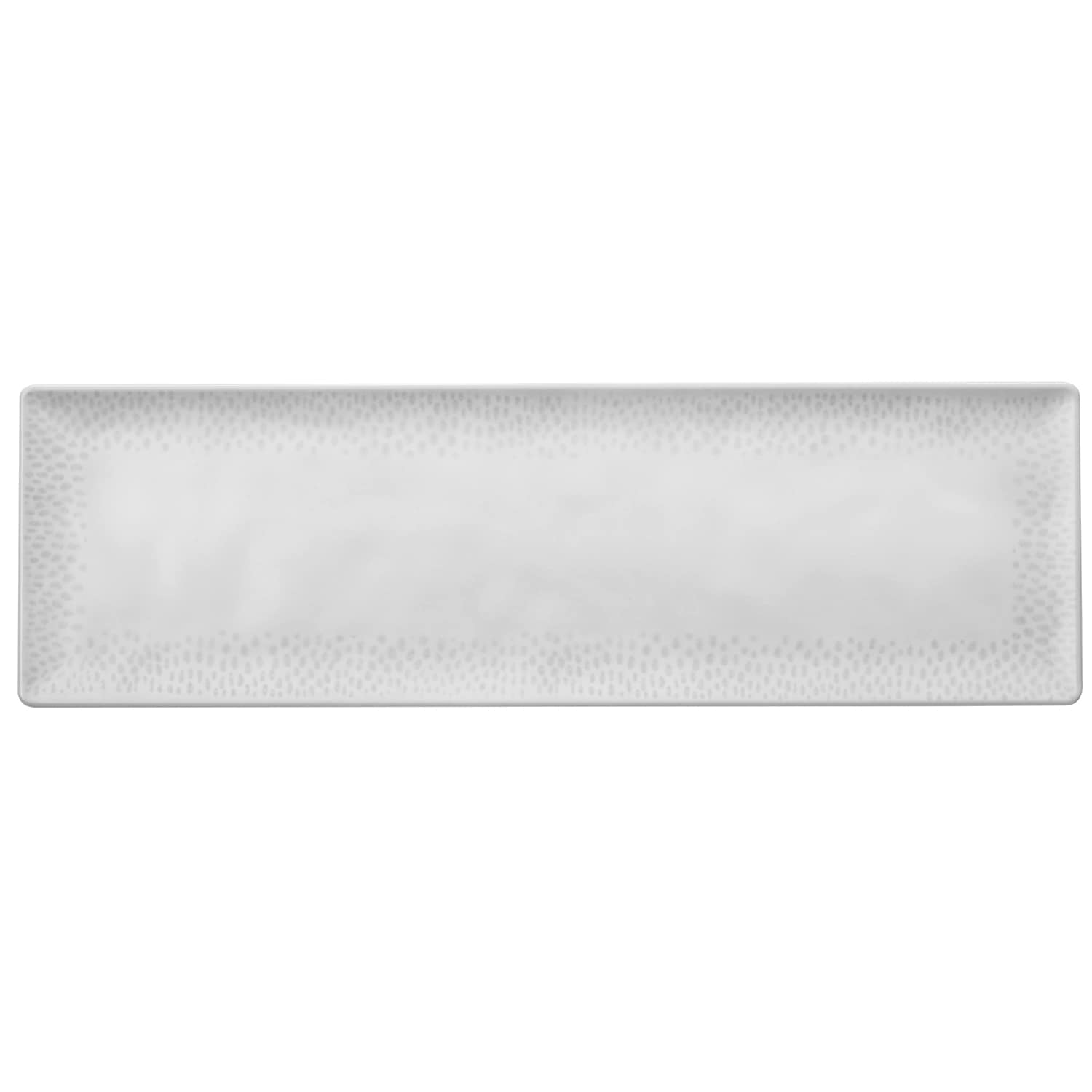 APS Tablett Melamin, weiß, grau