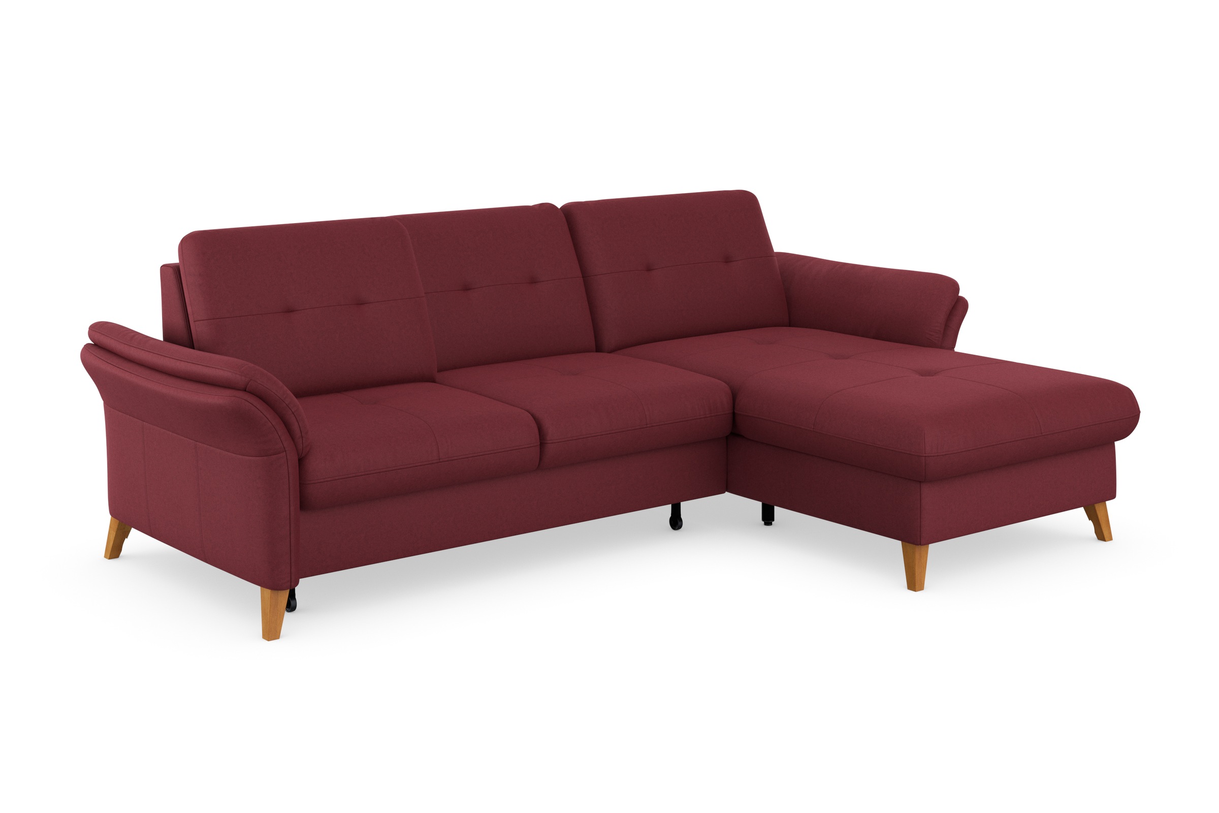 sit&more Ecksofa »Göteborg«, Sitztiefenverstellung und Federkern, wahlweise mit Bettfunktion