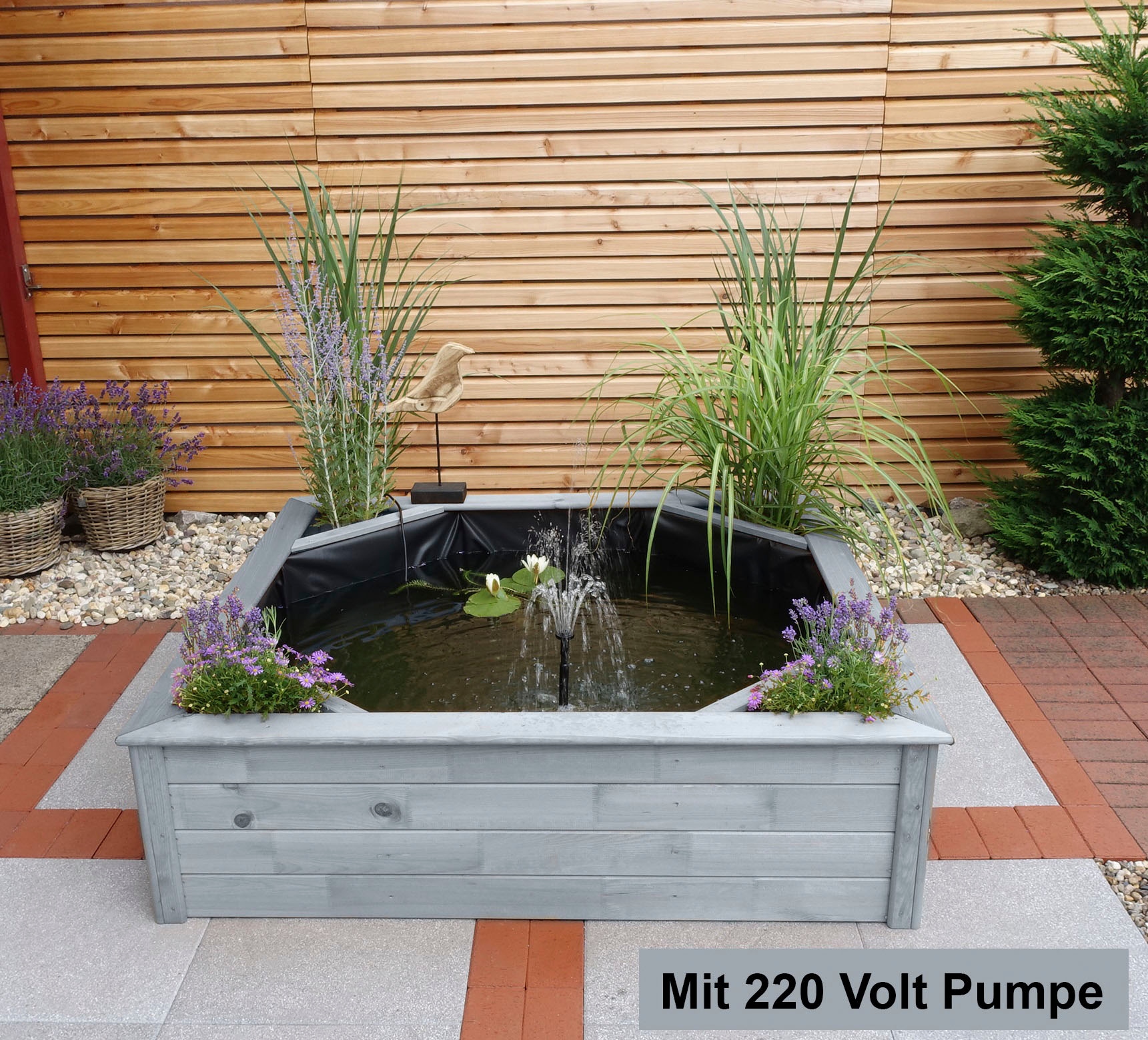 promadino Hochteich, (Set), mit Teichpumpe