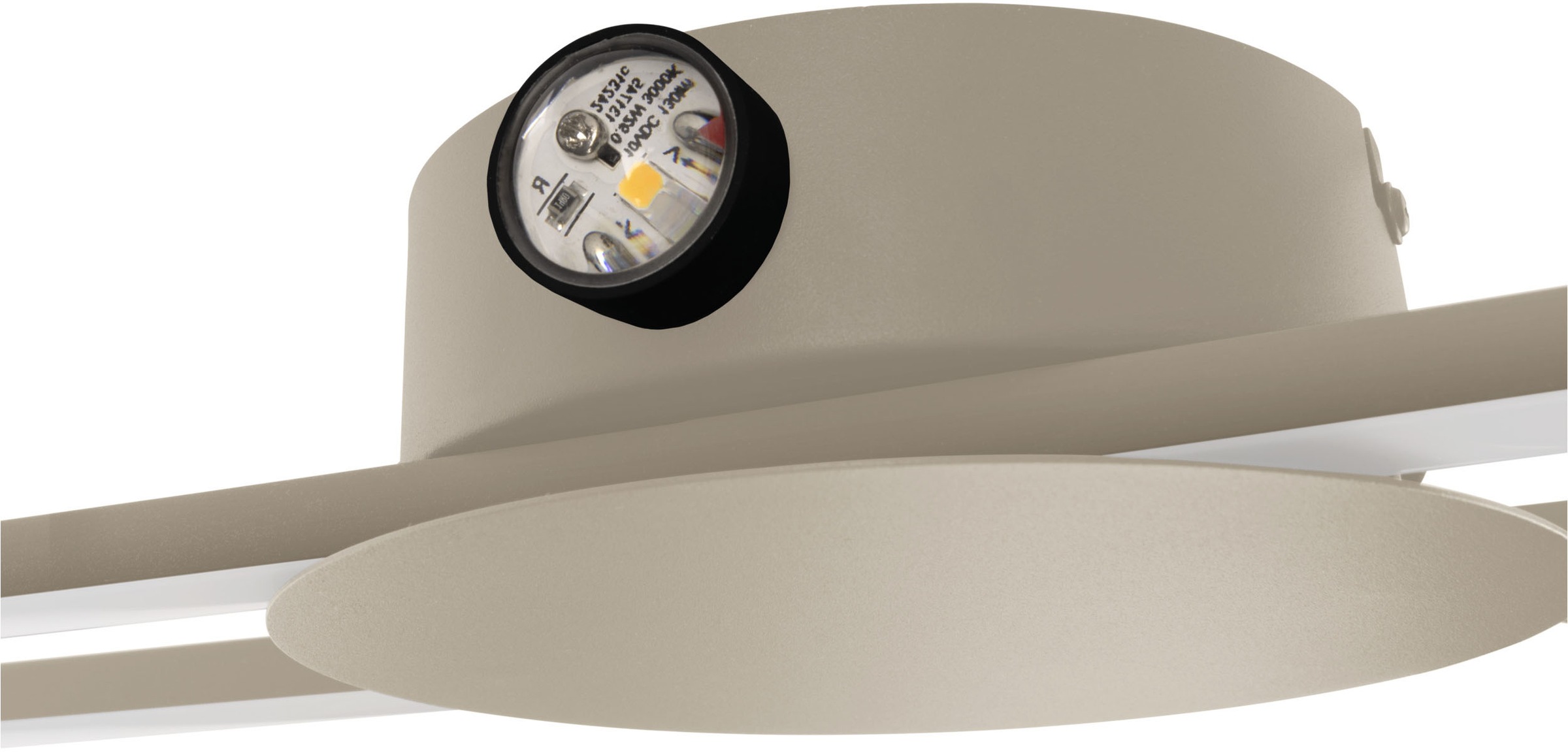 EGLO Deckenleuchte »VENTICELLO Deckenlampe - Alu - LED;LED - 20W;0,91W - IP20« LED-Modul 1 Stk. Warmweiß Wohzimmerlampe, Esszimmerlampe, Flur, Schlafzimmer, L75 x B20 x H5,5cm