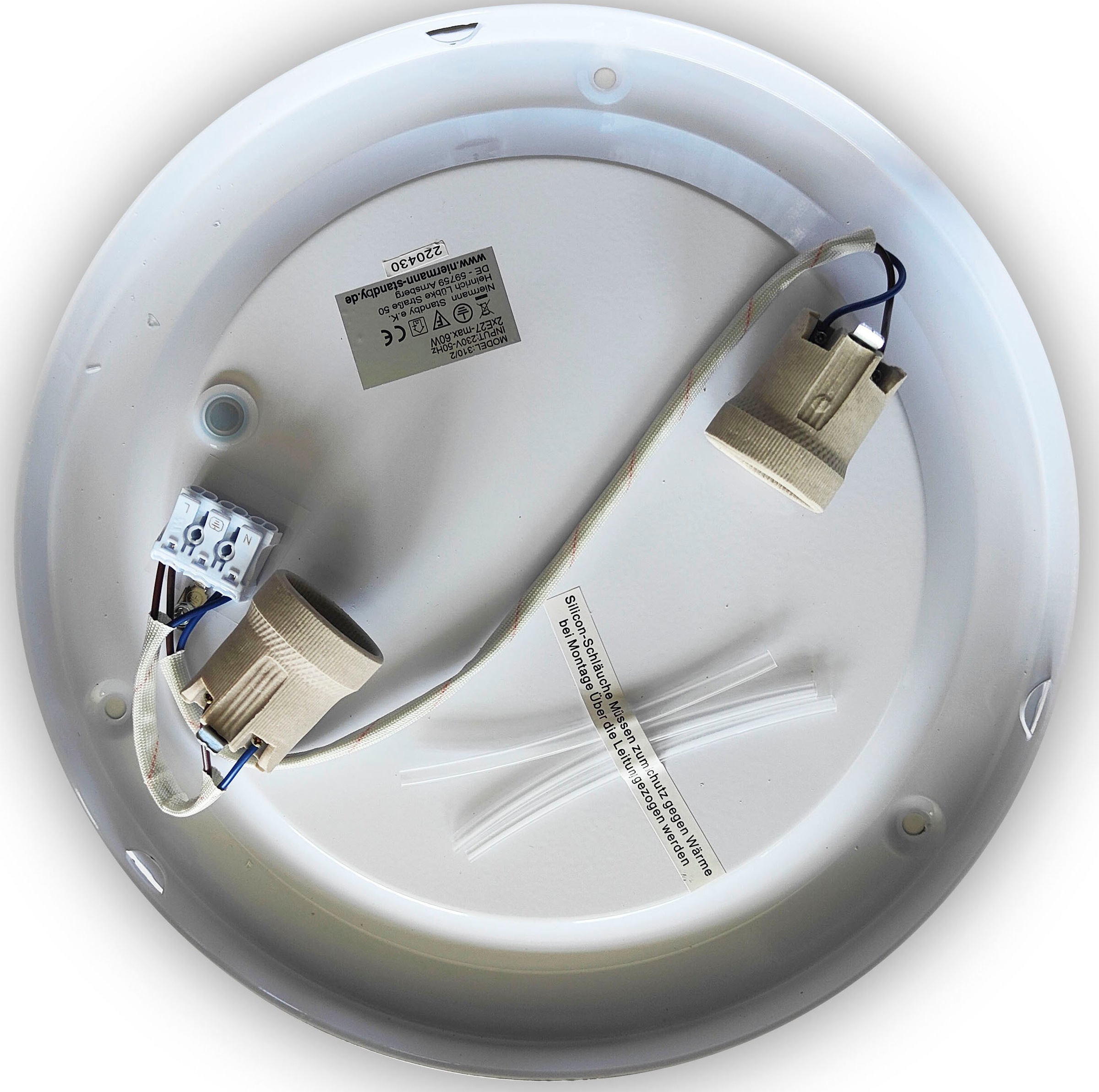 niermann Deckenleuchte »Nurglasleuchte Opal matt, HF Sensor«, 2 flammig, Le günstig online kaufen