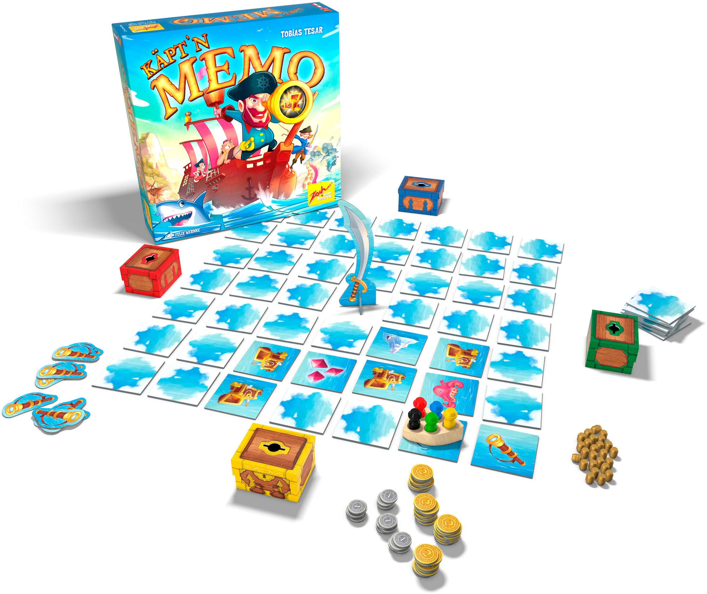 Zoch Spiel »Käpt'n Memo«, Made in Germany