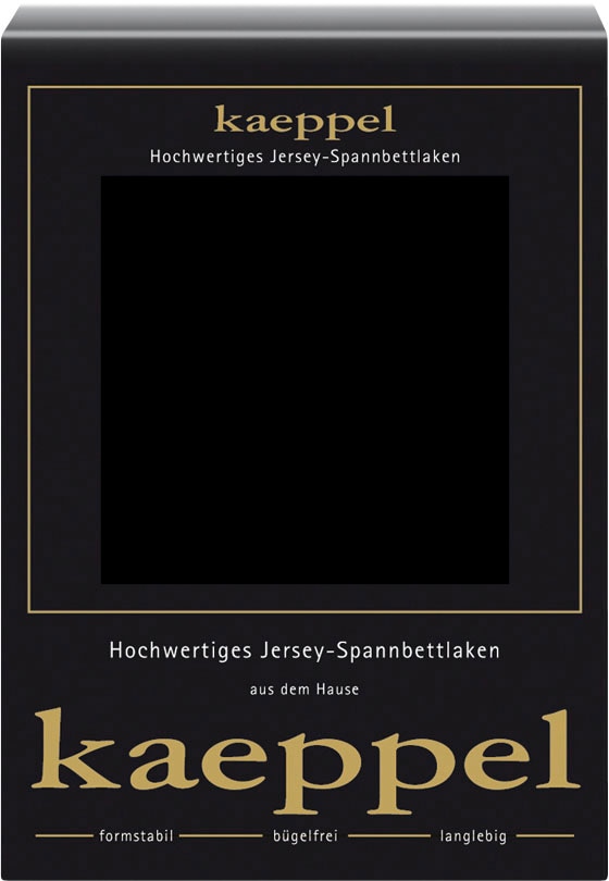 Kaeppel Spannbettlaken »Single Jersey Mako Elasthan«, aus 97% Baumwolle und günstig online kaufen