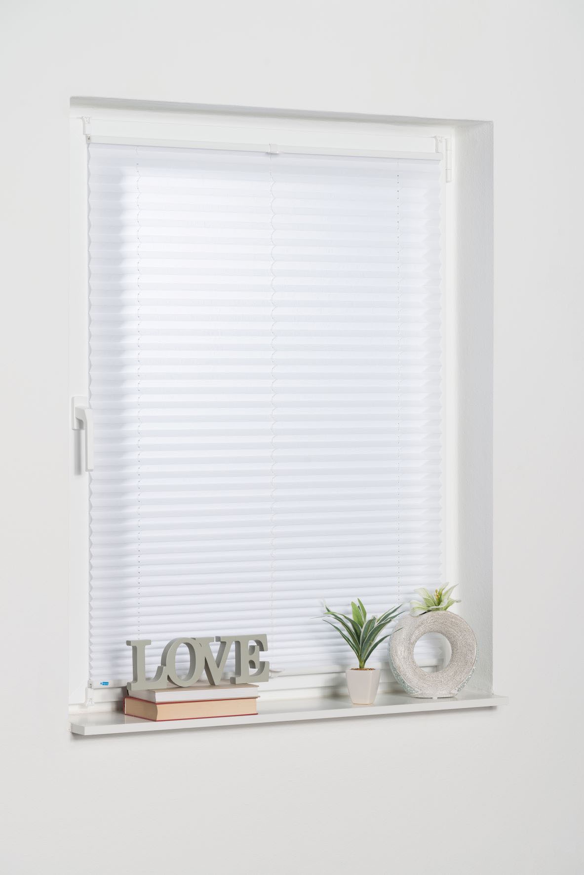 K-HOME Plissee »Klemmfix Pisa«, Lichtschutz, ohne Bohren, verspannt, Crushed-Optik