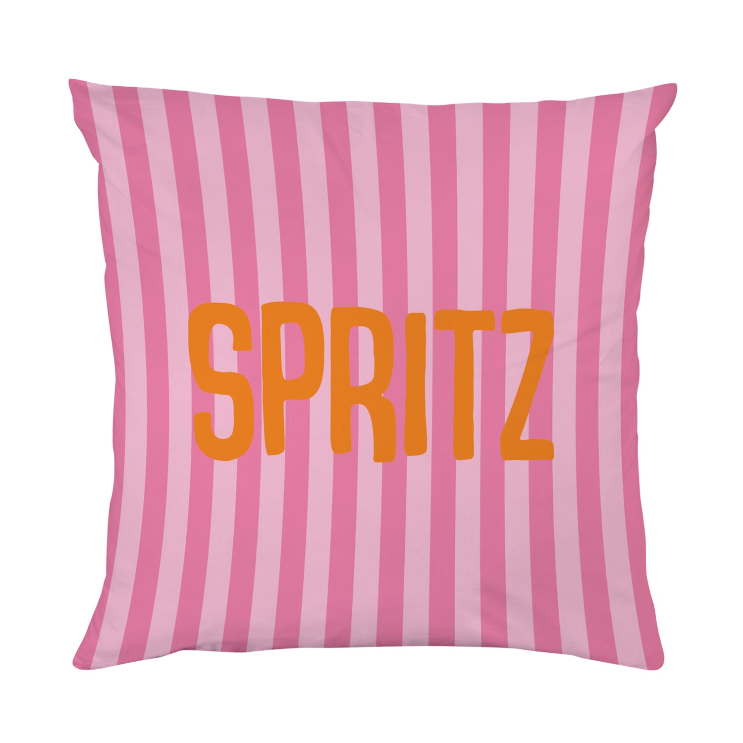 queence Dekokissen »Spritz gestreift«, Beidseitig bedruckte Kissenhülle, Ki günstig online kaufen