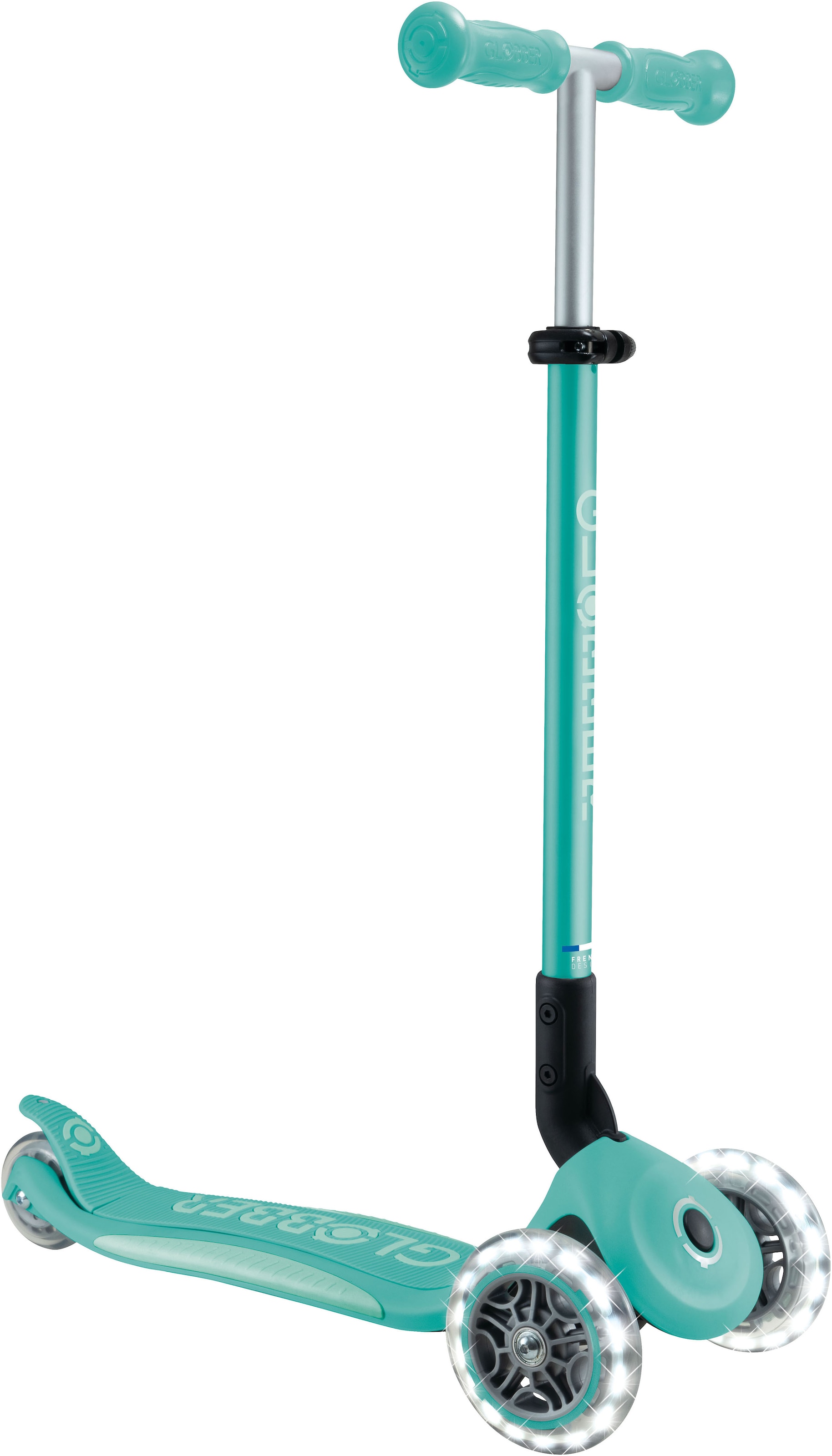 Globber Tretroller »ELITE LIGHTS, mit Leuchtrollen«