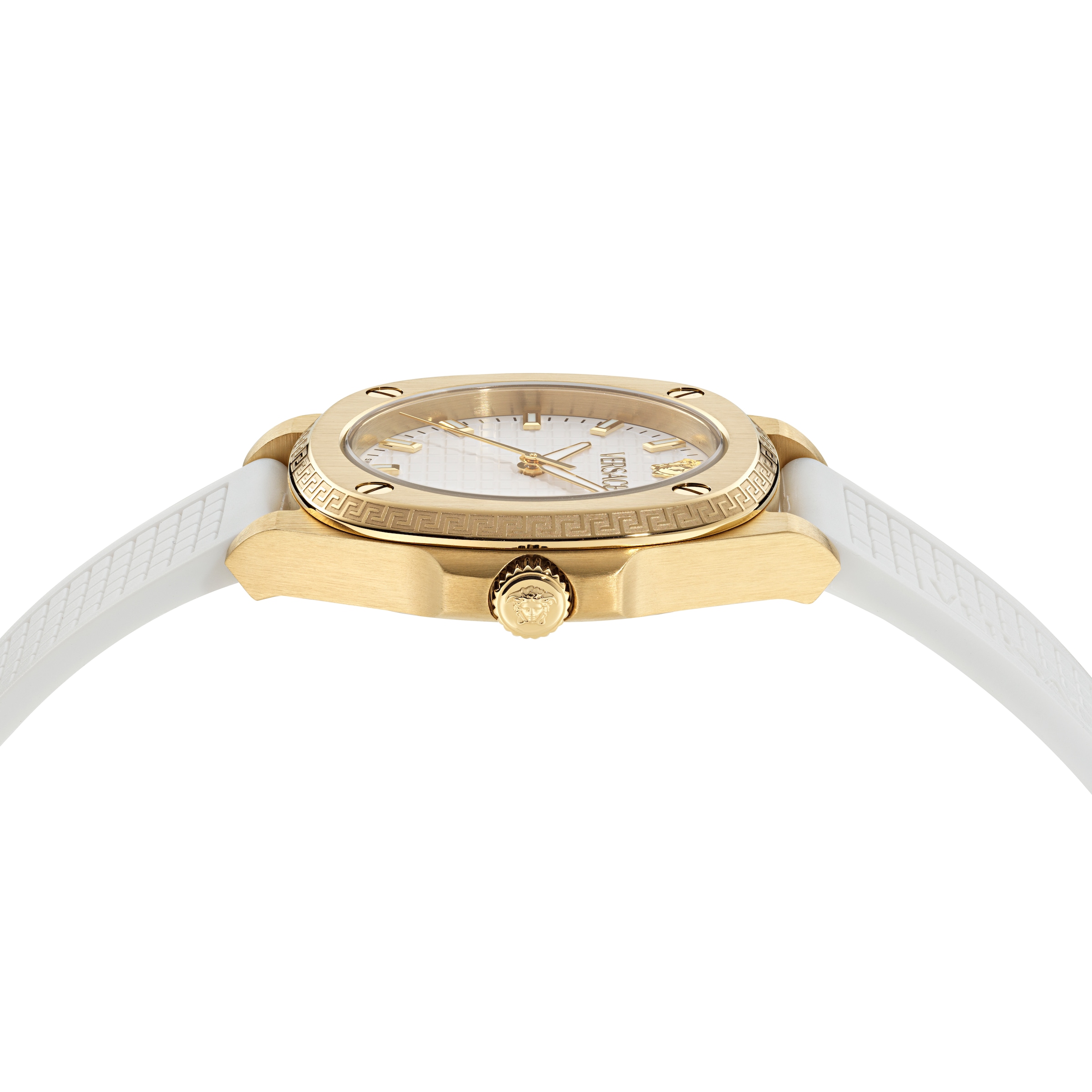 Versace Quarzuhr »GRECA PULSE« Armbanduhr, Damenuhr, Swiss Made, analog