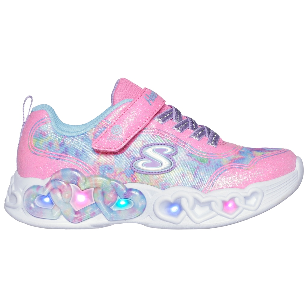 Skechers Kids Slip-On Sneaker »INFINITE HEART LIGHTS, Blinkschuh«