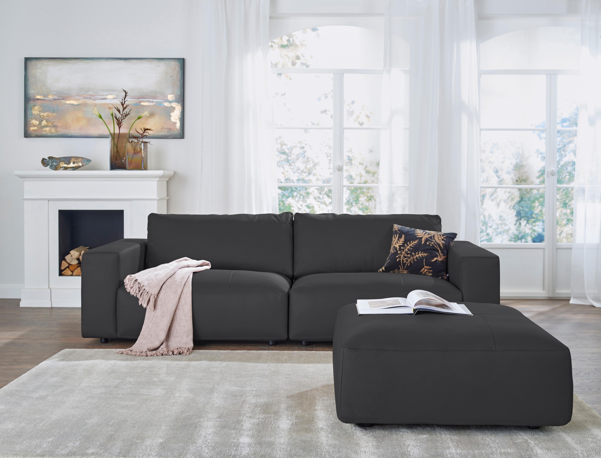 Musterring Big-Sofa »LUCIA«, in vielen Qualitäten und 4 unterschiedlichen Nähten, 3-Sitzer