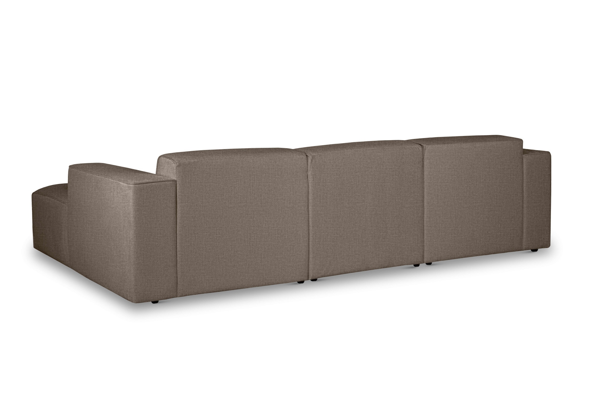 andas Ecksofa »Noord«, L-Form, mit Kedernaht, Breite 281 cm, Cord, Struktur, Webstoff