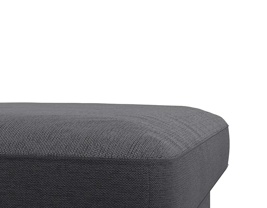 FLEXLUX Pouf »Fiore«, Kaltschaum, Füße Alu+ Eiche