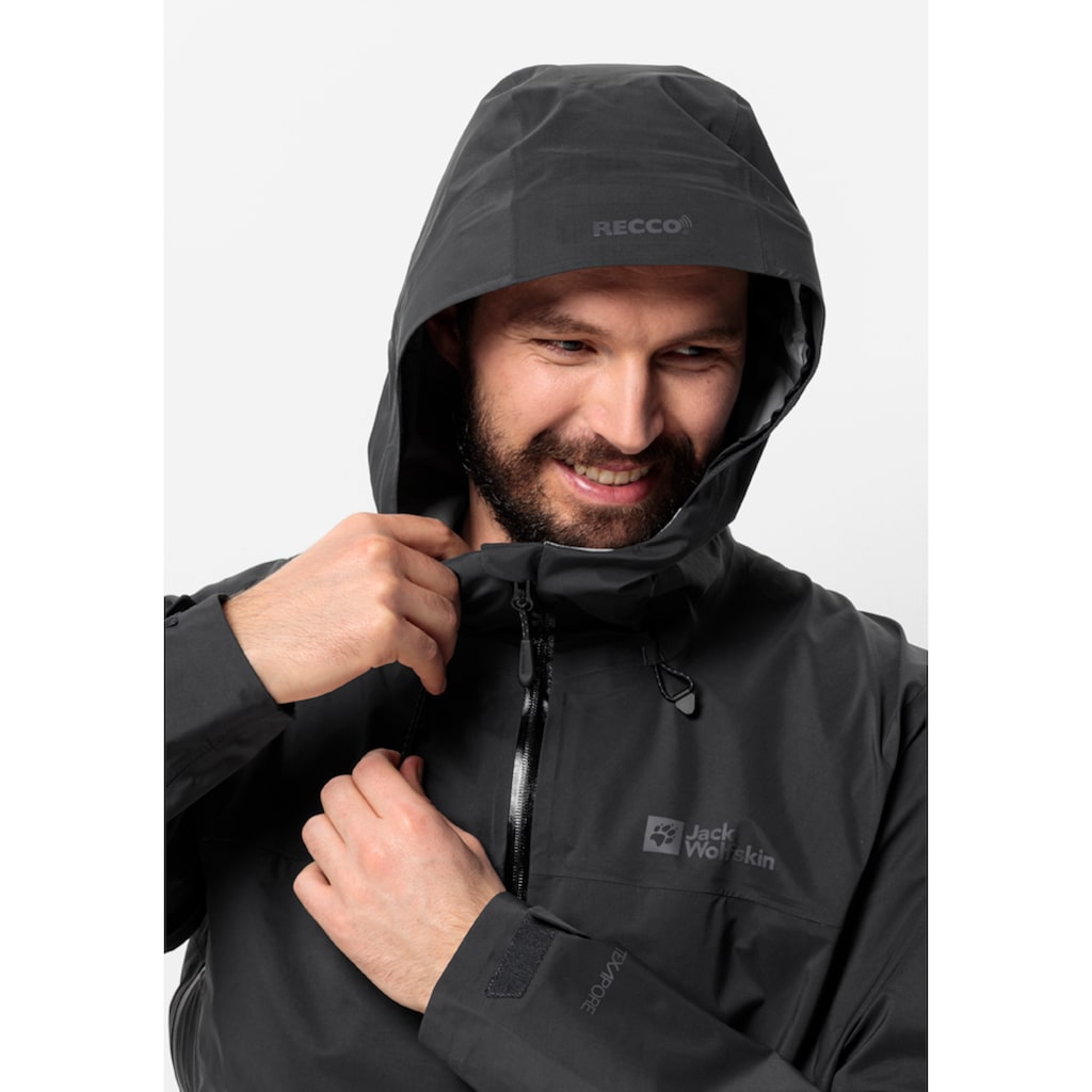 Jack Wolfskin Funktionsjacke »CYROX 3L JKT M«, mit Kapuze