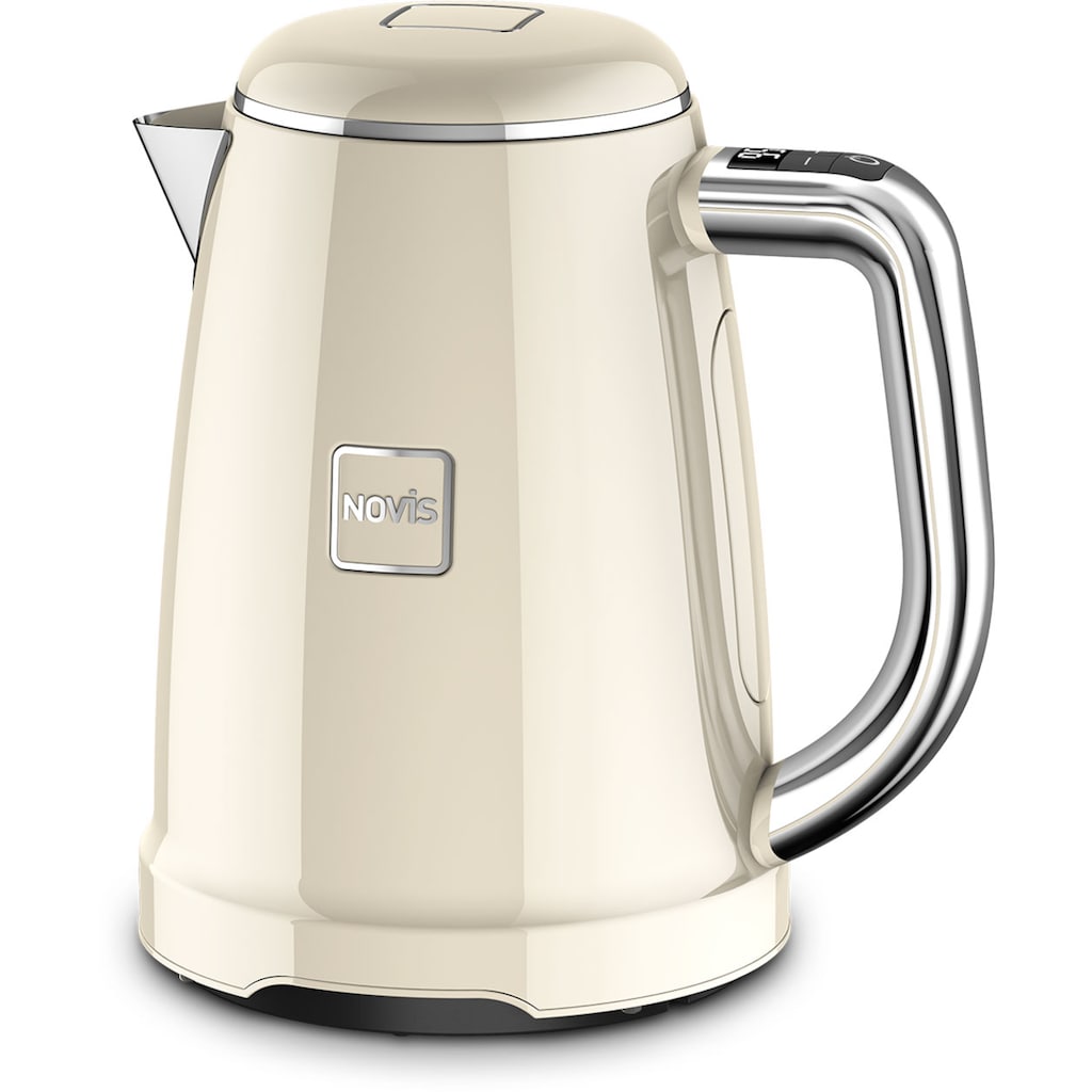 NOVIS Wasserkocher »6114.09.20 Iconic Line - KTC1 creme VDE«, 1,6 l, 2400 W