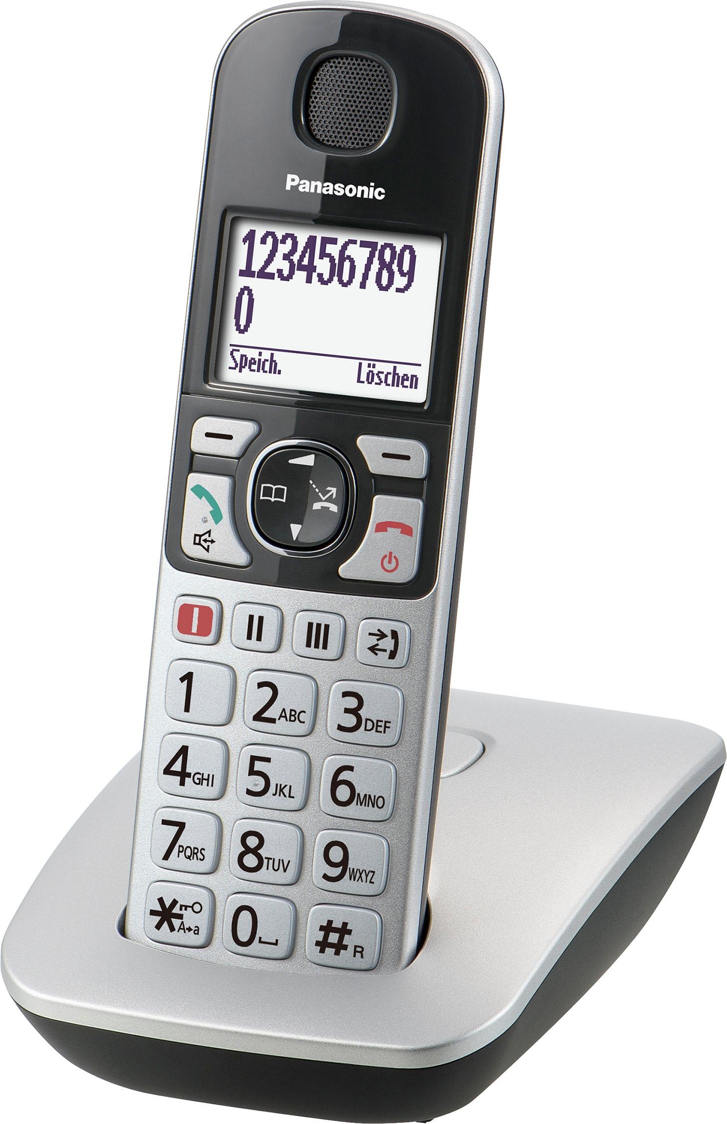 Panasonic Seniorentelefon »KX-TGE510«, (Mobilteile: 1)