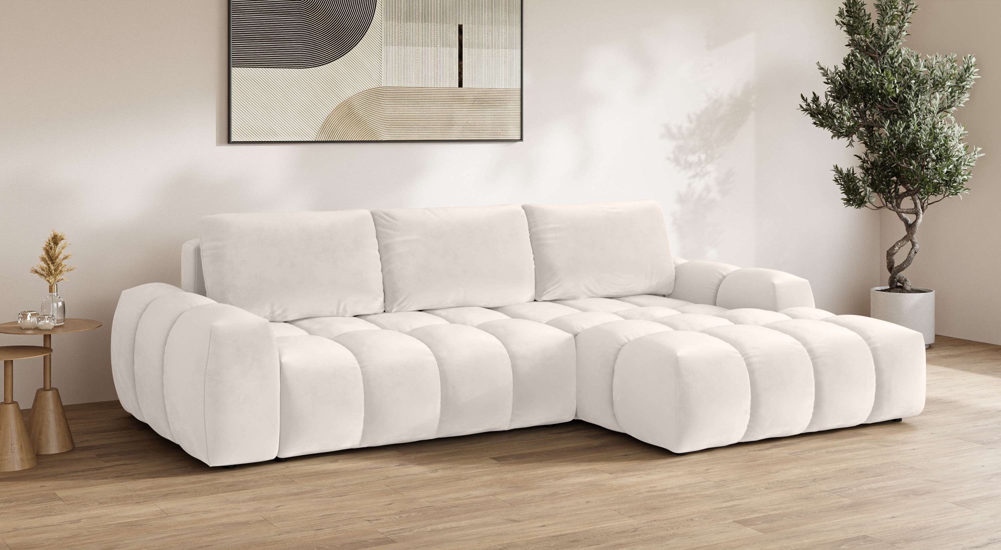 INOSIGN Ecksofa »AZITA klein optionale Schlafsofa mit Bettkasten, B/T/H: 27 günstig online kaufen