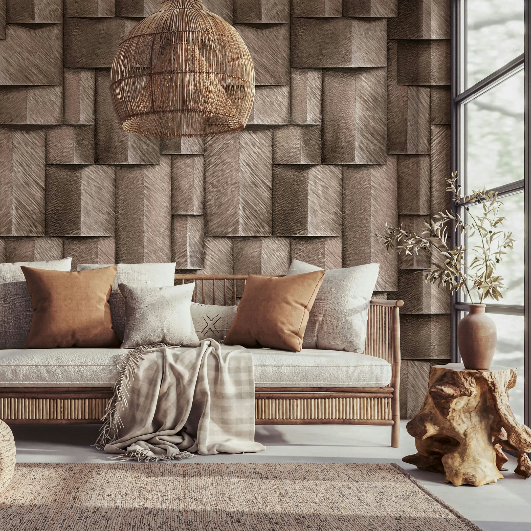 Marburg Fototapete »Tapete Modern Cubes«, 3D-Optik, moderne Vliestapete für Wohnzimmer Schlafzimmer Küche