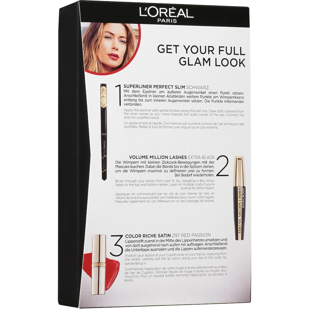 L'ORÉAL PARIS Augen-Make-Up-Set »VML + Color Riche + Superliner«, (3 tlg.)