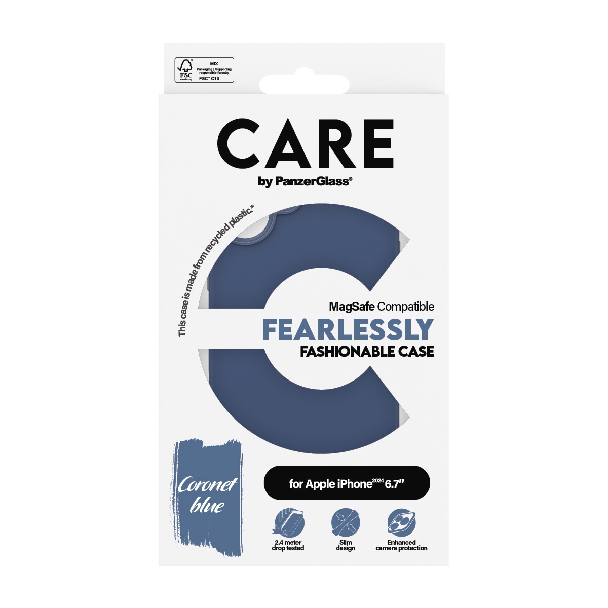 CARE by PanzerGlass Handyhülle »Fashionable Case für Apple iPhone 16 Plus«, Backcover, Schutzhülle, Handyschutzhülle, Case, Schutzcase, stoßfest