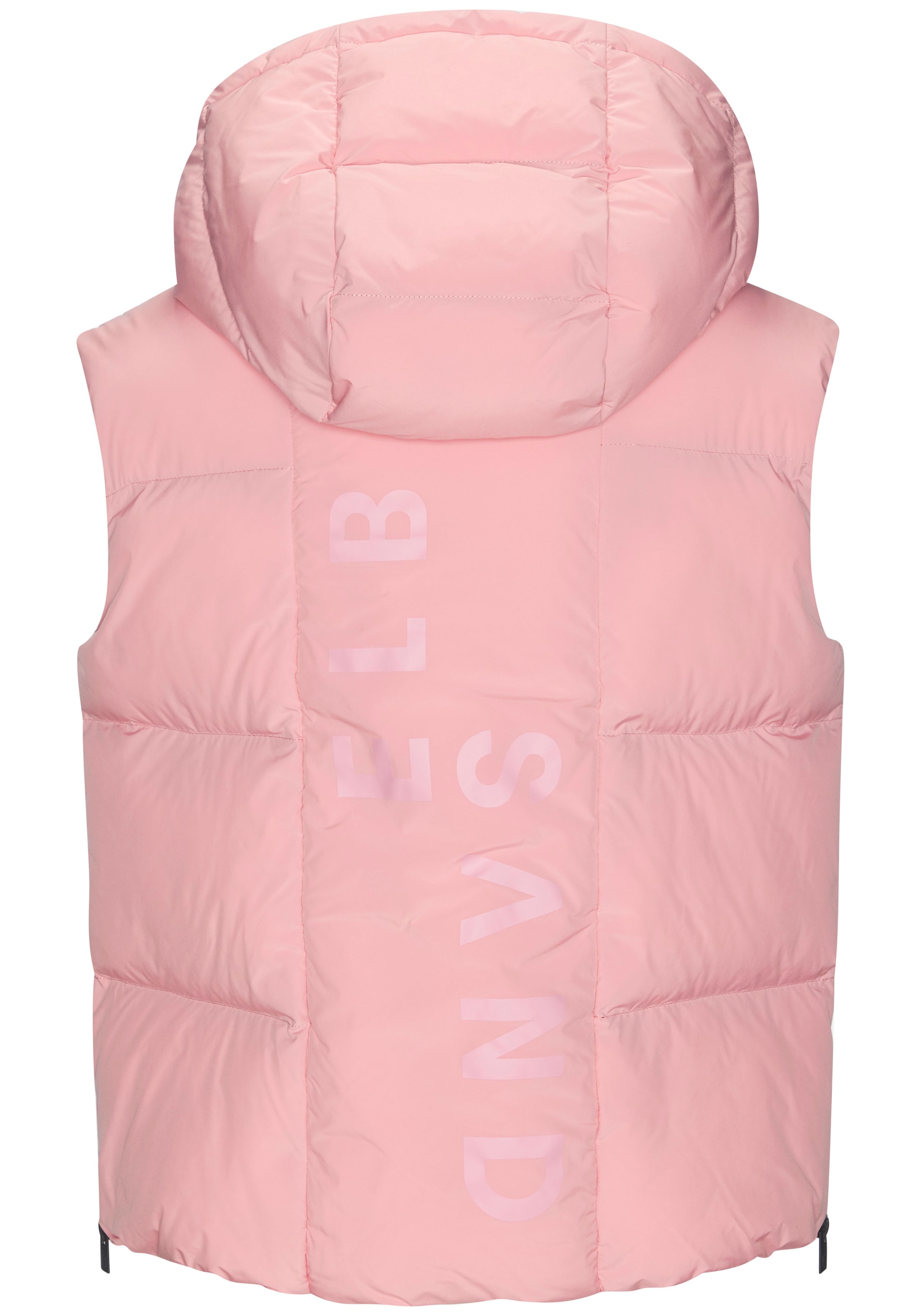 Elbsand Steppweste mit großem Logoprint auf dem Rücken