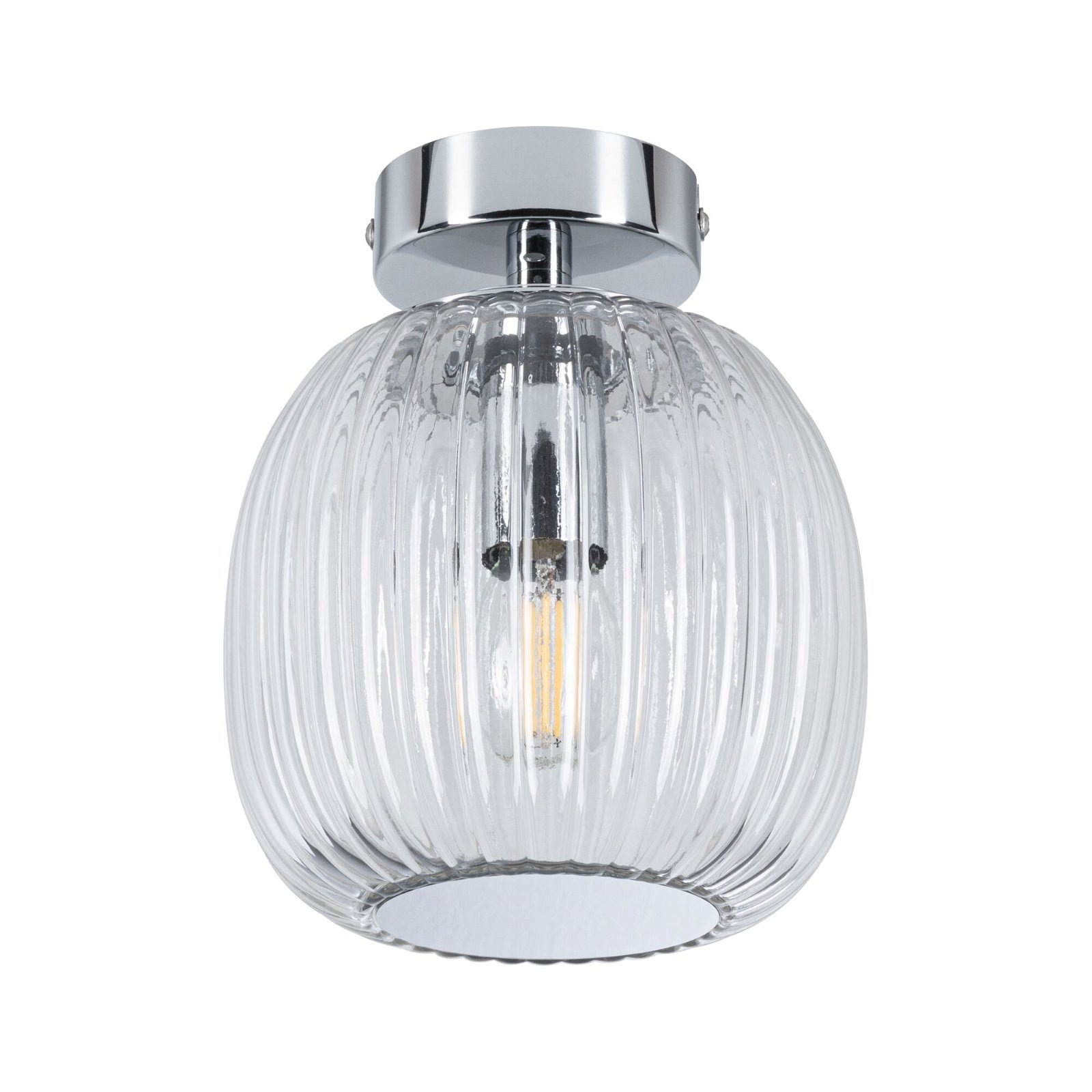 Paulmann Deckenleuchte »Ruya IP44 E14 230V max. 20W Glas, Chrom«, 1 flammig, Leuchtmittel E14 | ohne Leuchtmittel
