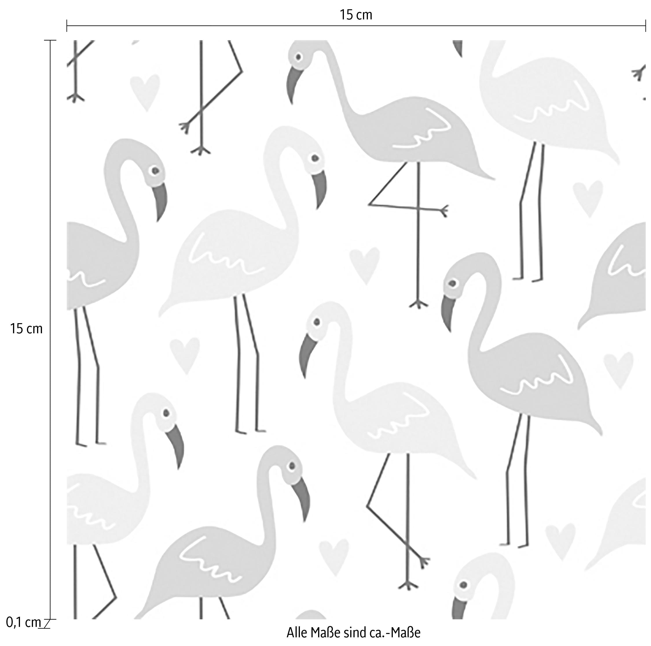 queence Fliesenaufkleber »Flamingos«, Stickerfliesen, selbstklebend, Sticker, 12er Set