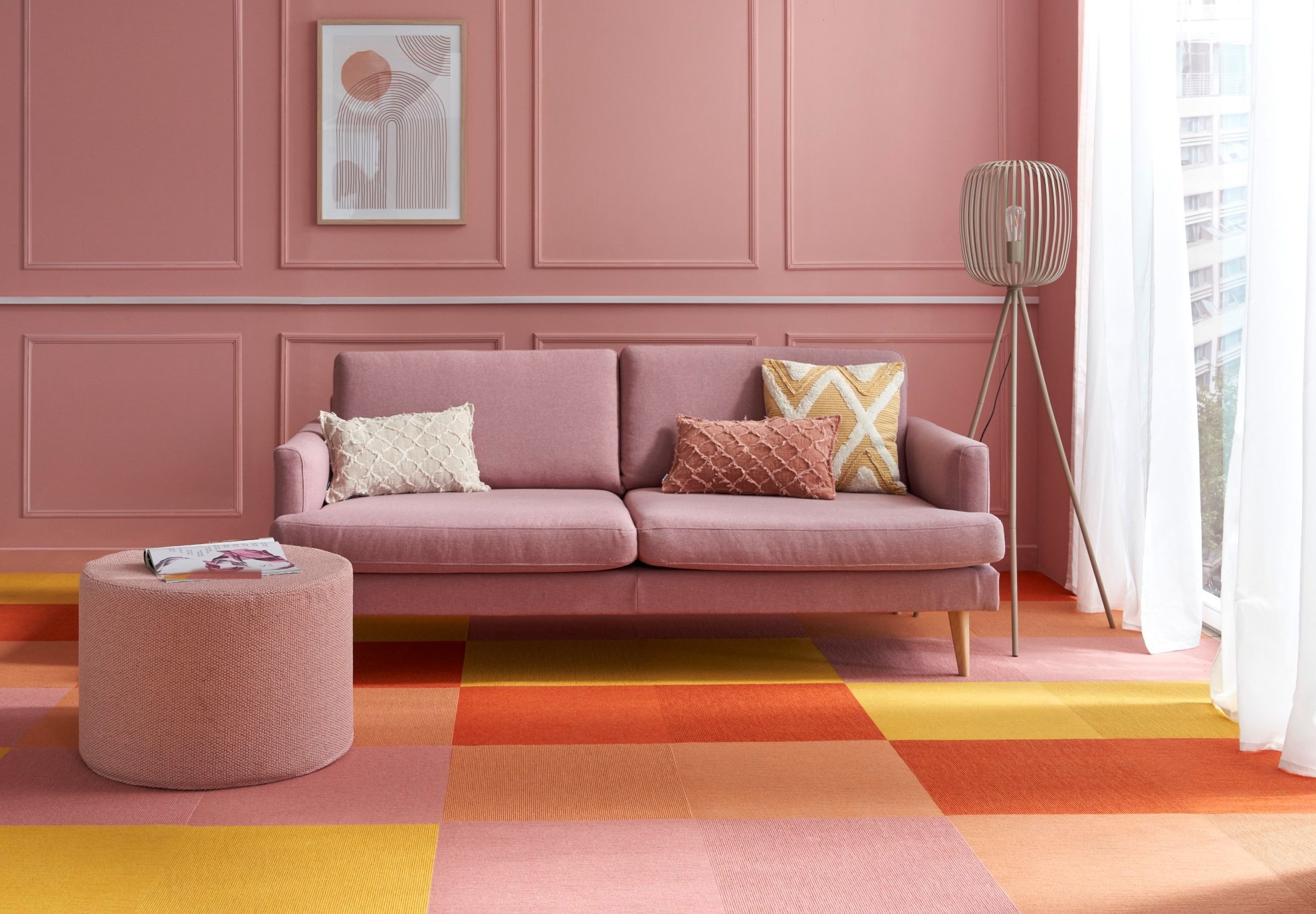 H.O.C.K. Dekokissen »Nuvole« Sofakissen inkl. Füllung, mit Fransen, Boho-Style