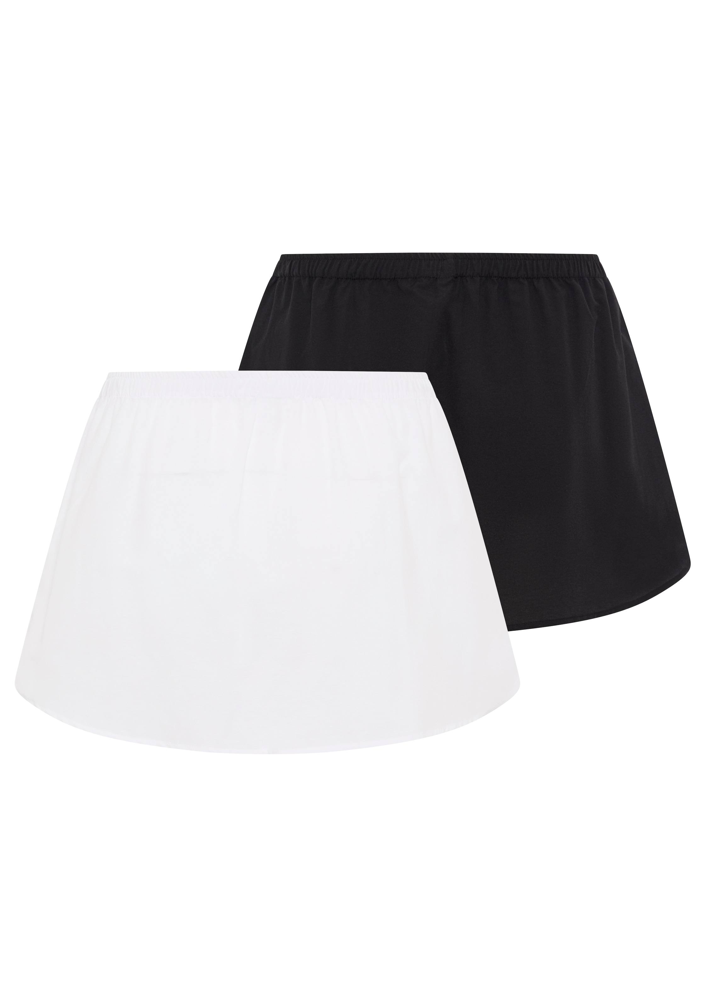 Laura Scott CURVE Longbluse »Blusenverlängerung Große Größen« Packung, 2er-Pack,  femininer Stil, aus Baumwolle und Polyester, po-bedeckende Länge