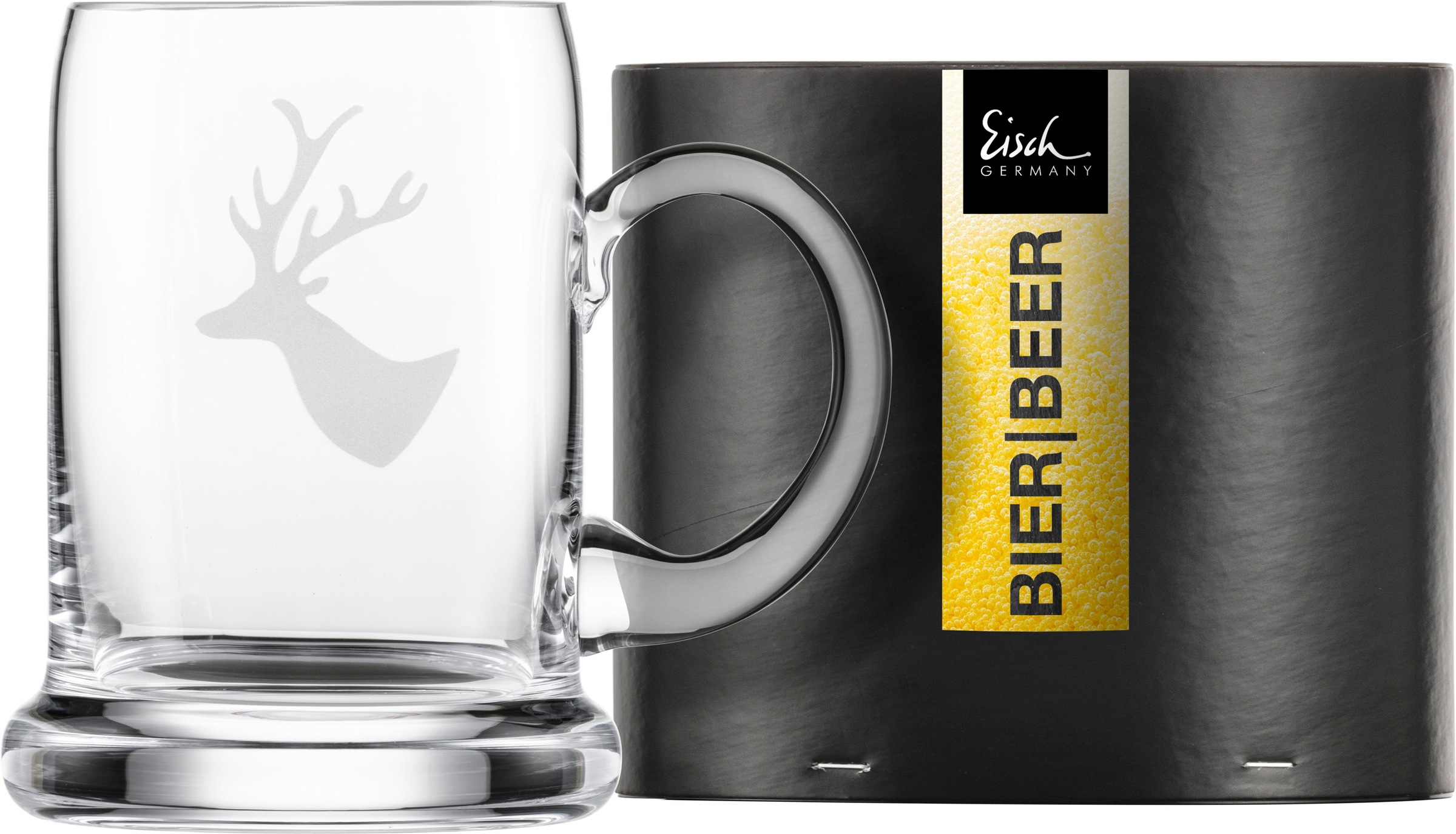 Eisch Germany Bierkrug »CHALET«, (1 tlg.), Hirschmotiv, mundgeblasen, 500 m günstig online kaufen