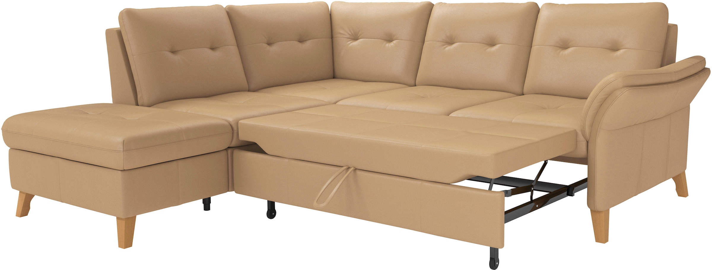 sit&more Ecksofa »Göteborg«, inkl. Sitztiefenverstellung, wahlweise mit Bettfunktion & Bettkasten