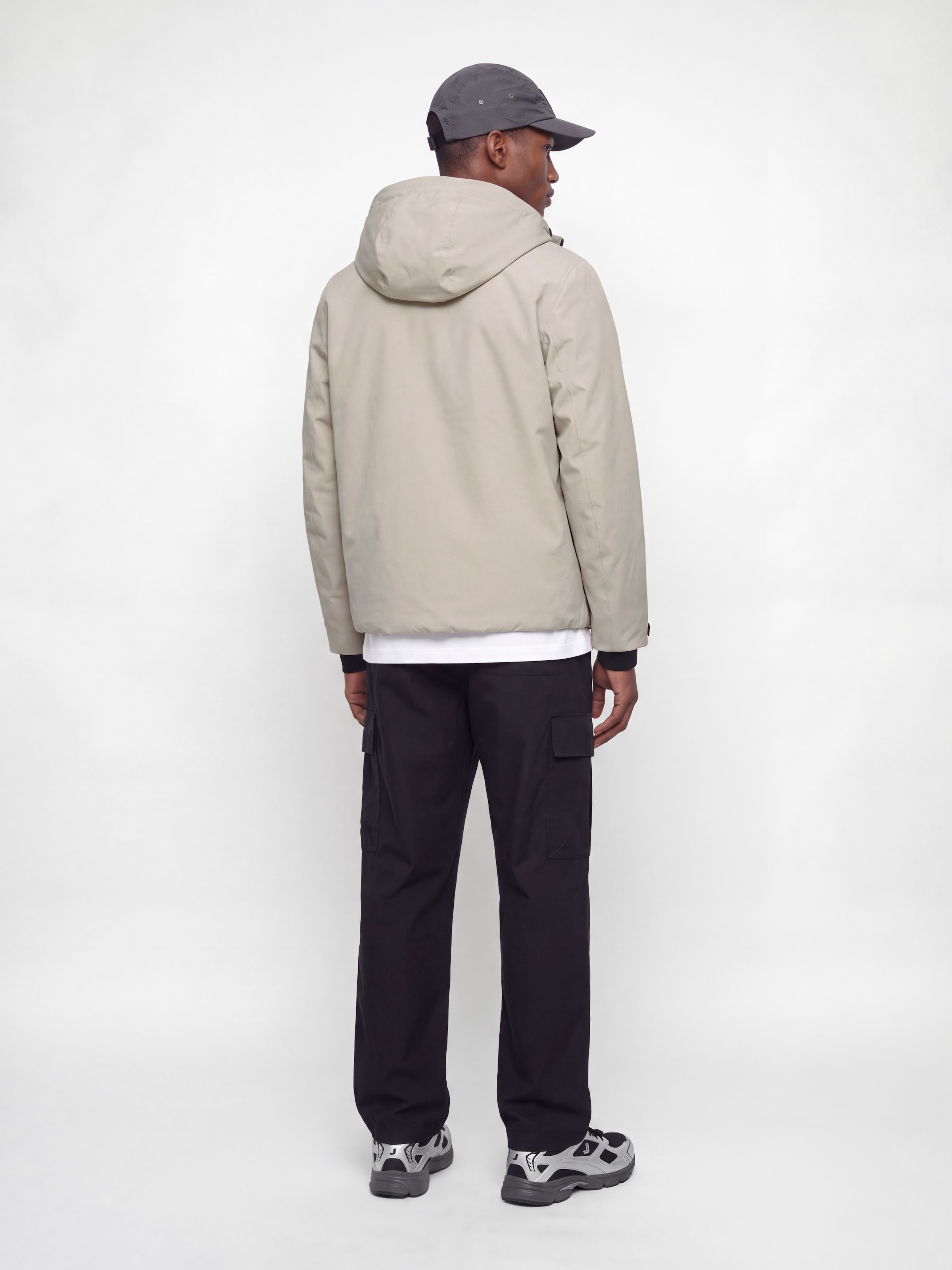 Jack & Jones Blouson »JCOFUSION TECHNICAL JACKET AW26 SN« mit Kapuze Kunstfaser, mit Kapuze