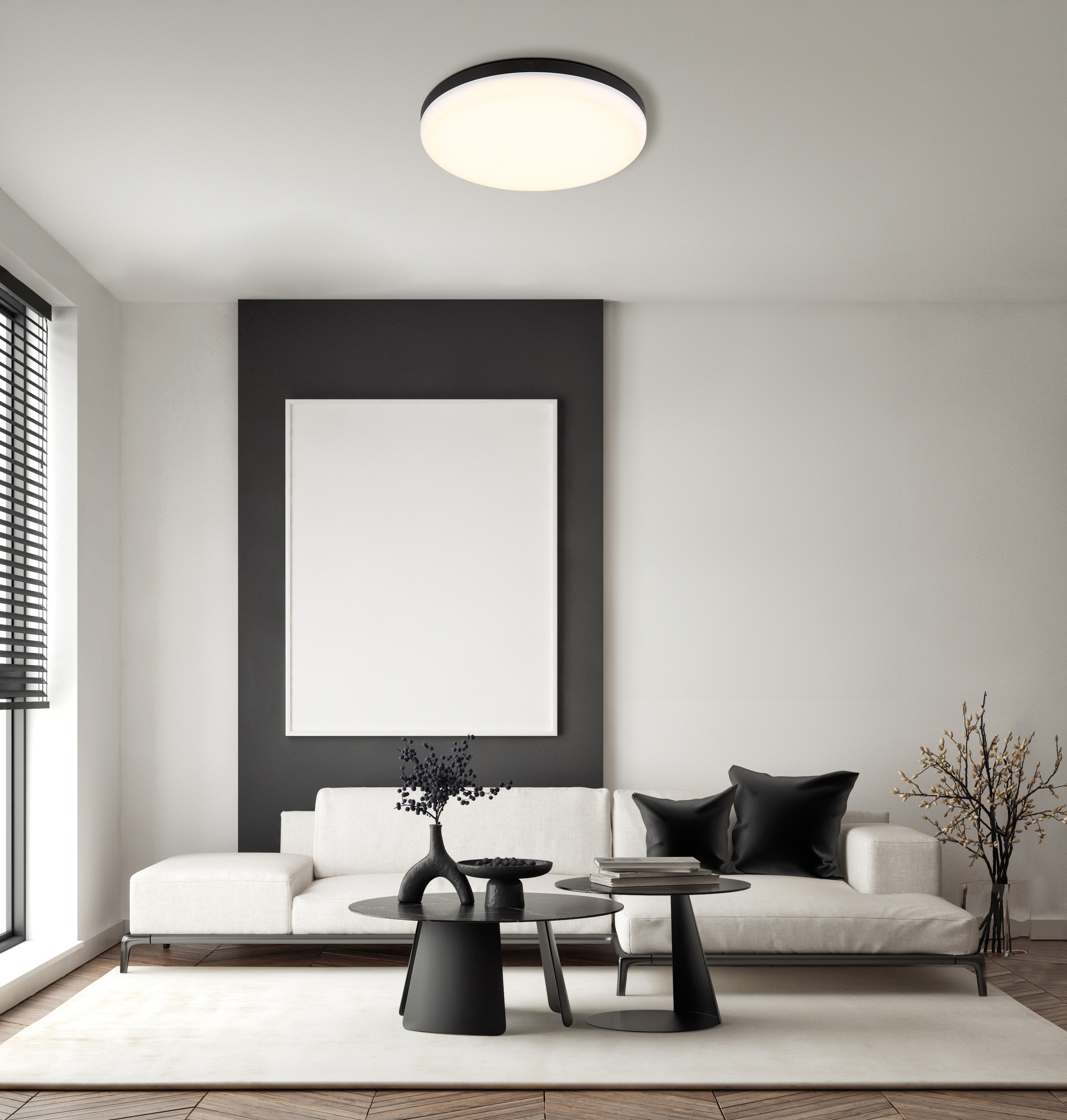 GLOBO LIGHTING Deckenleuchte »MATTHEW« LED-Modul 1 Stk. Warmweiß Deckenlamp günstig online kaufen