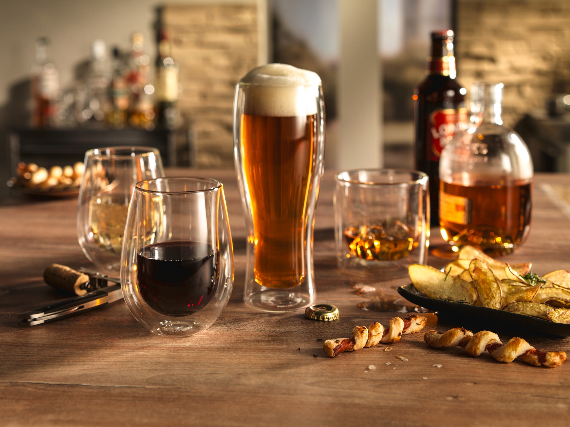 Zwilling Whiskyglas »Sorrento Bar« Doppelwandig, Borosilikatglas, 2-tlg., j günstig online kaufen