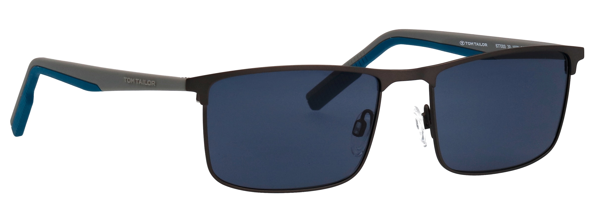 TOM TAILOR Sonnenbrille »Modell 677000« Form Karree/Eckig, Logoschriftzug auf Bügel, Kombifassung