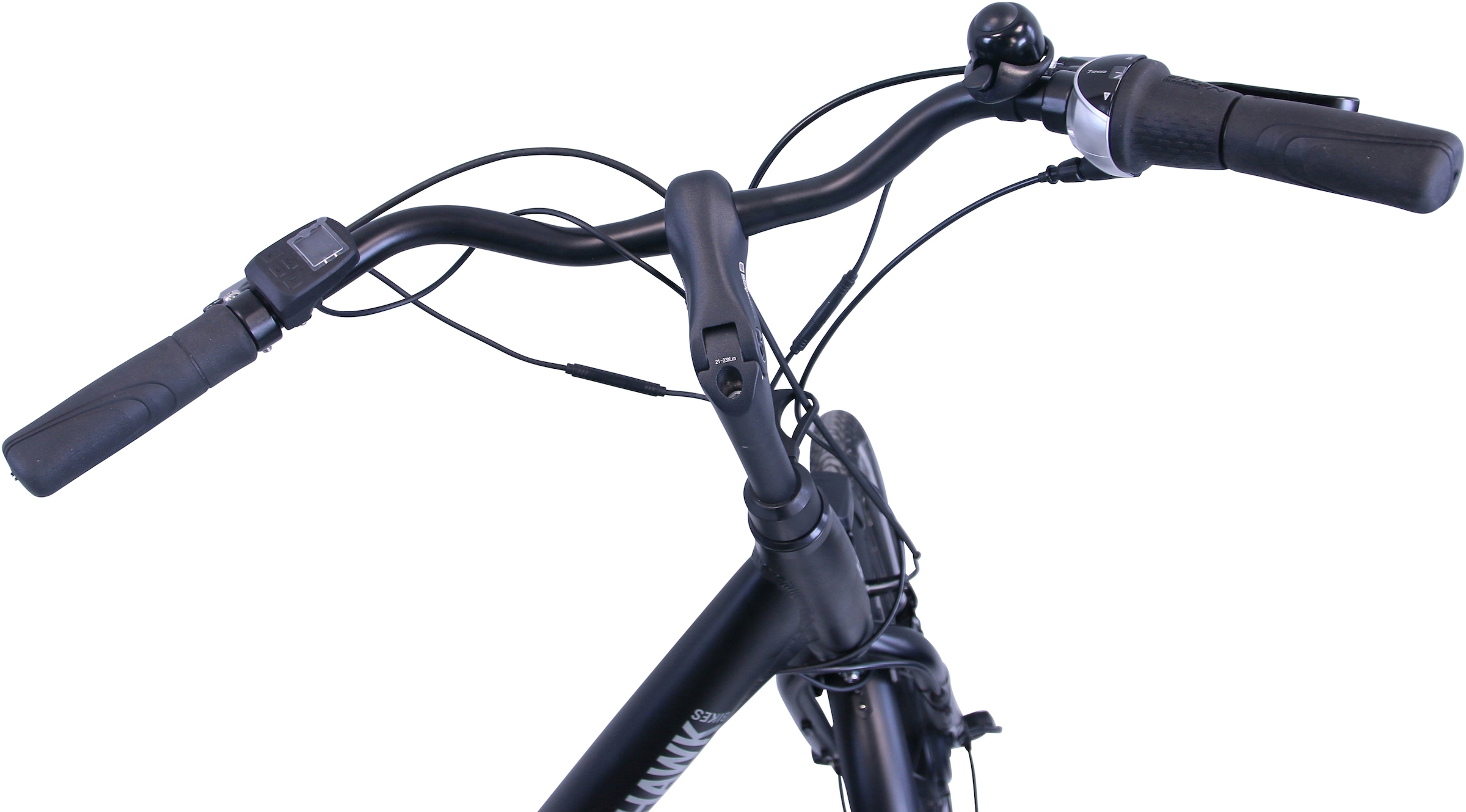 HAWK Bikes E-Bike »eCity Comfort«, 7 Gang, Shimano, Nexus 7-Gang, Frontmotor 250 W, Pedelec, Elektrofahrrad für Damen u. Herren