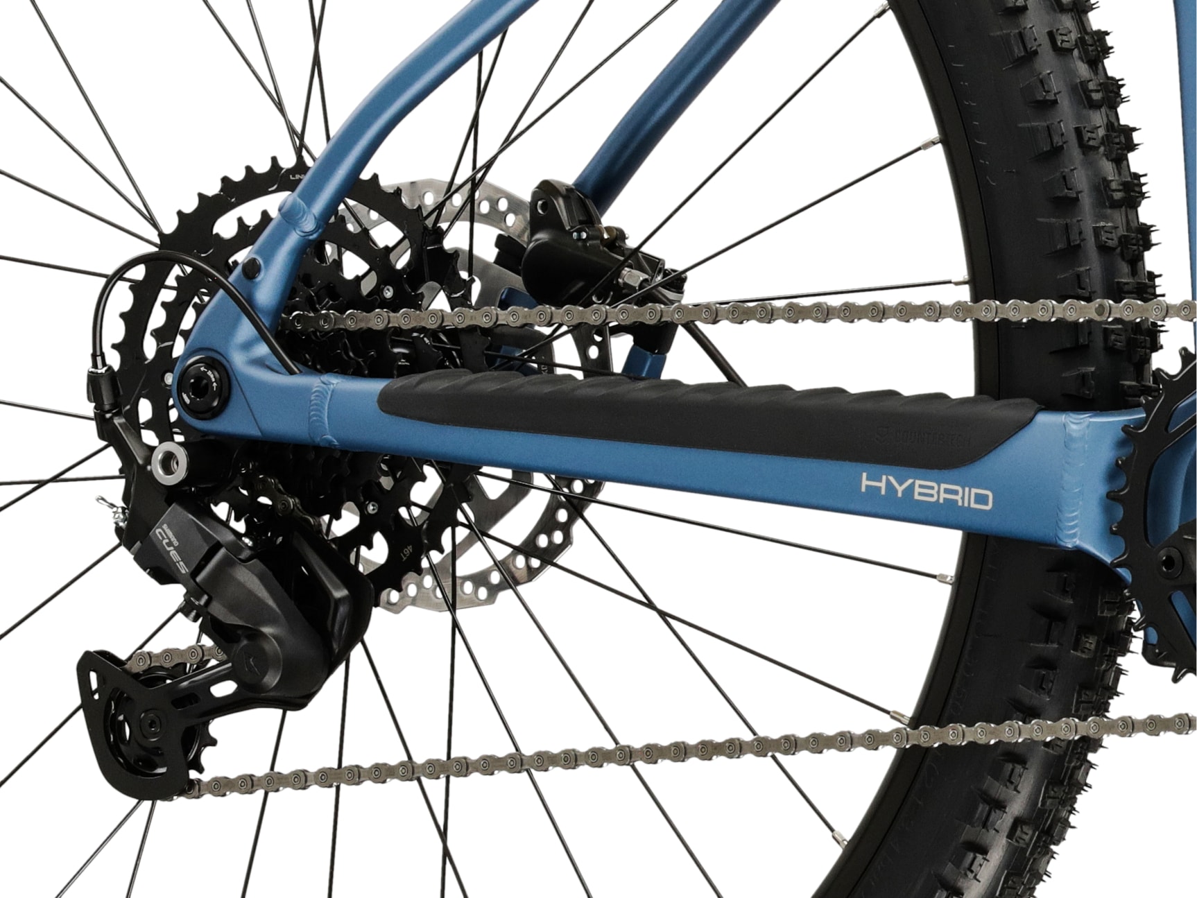 Kross »Damen Influx Hybrid 1.0 20Ah/720Wh 29 Zoll blau 9 Gänge 2026« 9 Gang Shimano CUES U4000 Schaltwerk Kettenschaltung Mittelmotor 250 W