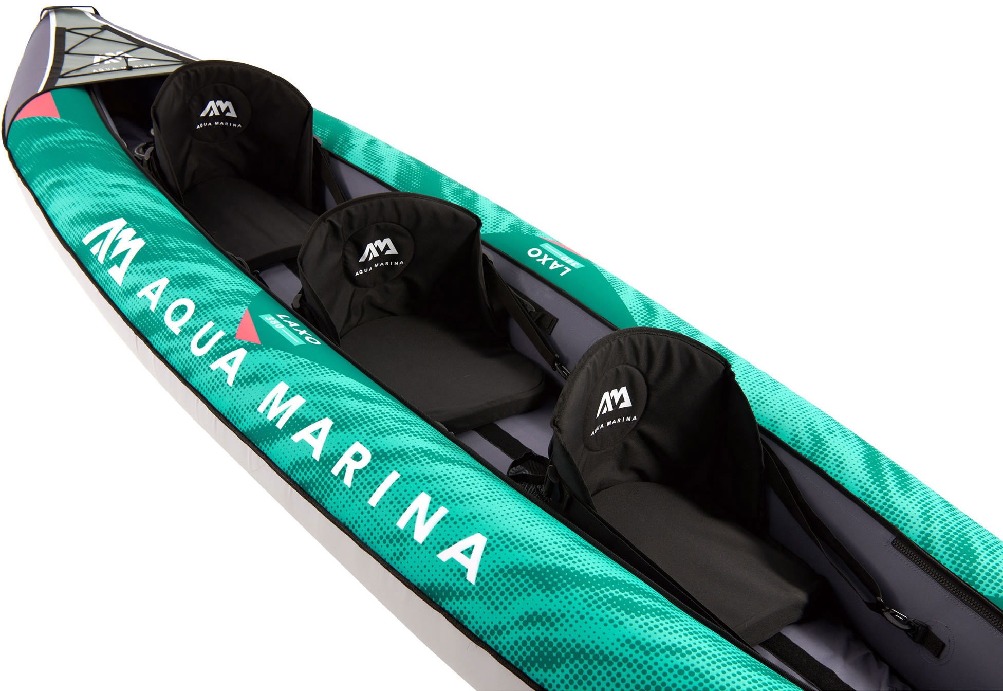 Aqua Marina Schlauchboot, (Set, 9 St., mit 2 Paddeln und Luftpumpe), Komplett Set mit Tragerucksack und Fußpumpe
