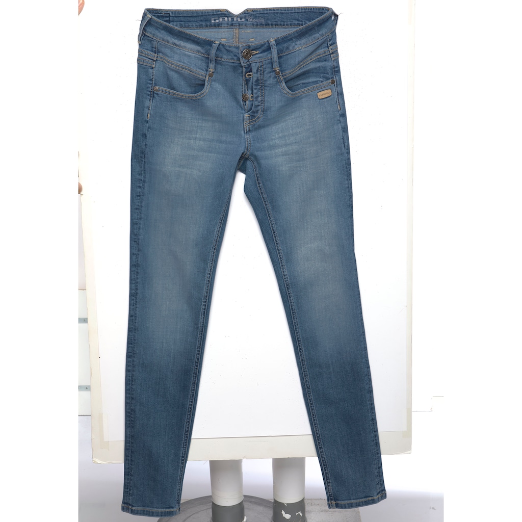 GANG Skinny-fit-Jeans »94Medina«, mit stylischer halb offener Knopfleiste